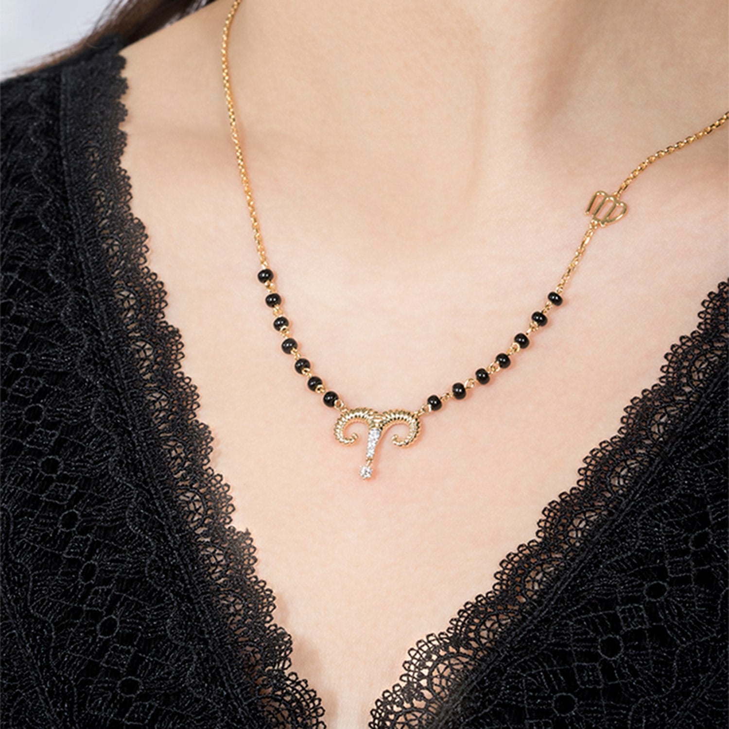 Aries Zodiac Mangalsutra