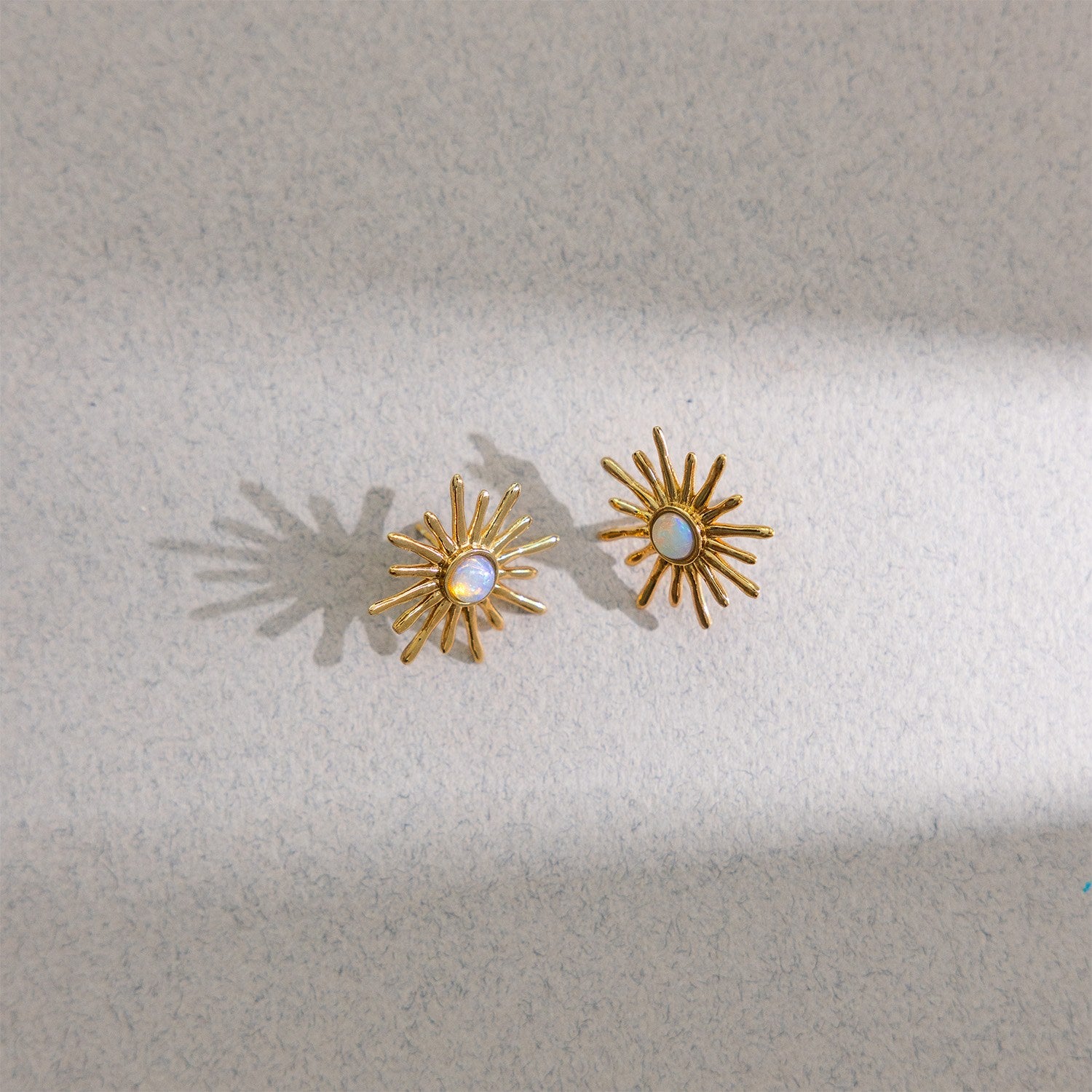 Arka Opal Stud Earrings