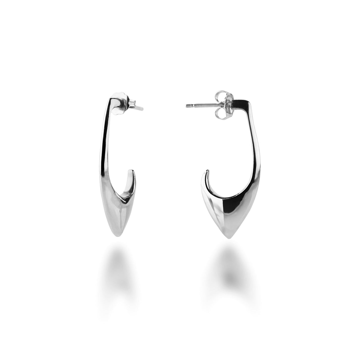 Arrow earrings - silver