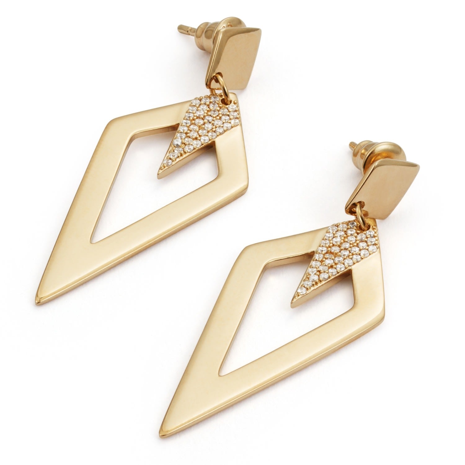 Arrowhead Earrings - Gold