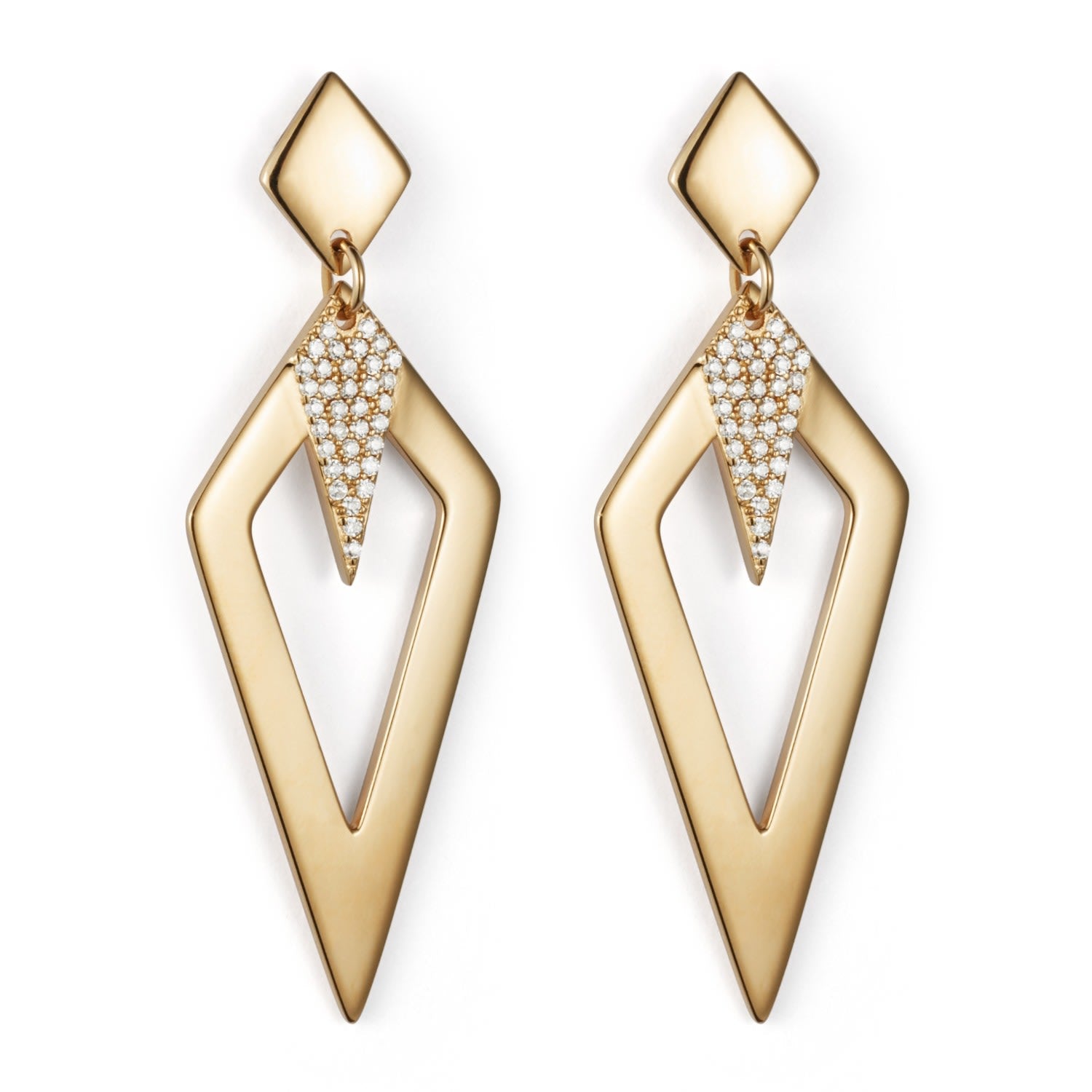 Arrowhead Earrings - Gold