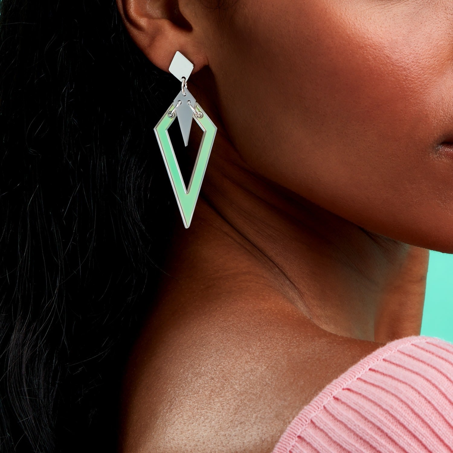 Arrowheads - Iridescent And White Frost