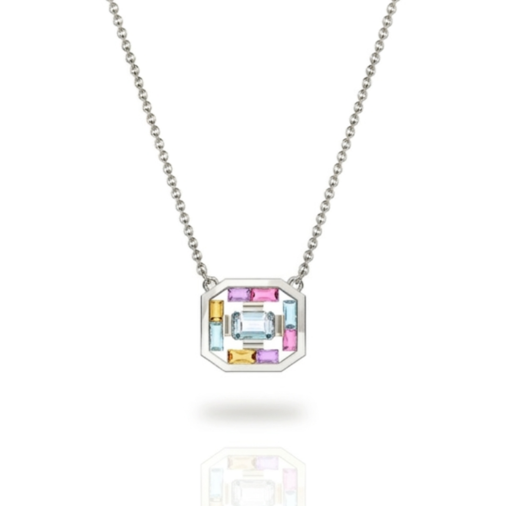 ART DECO AURA NECKLACE