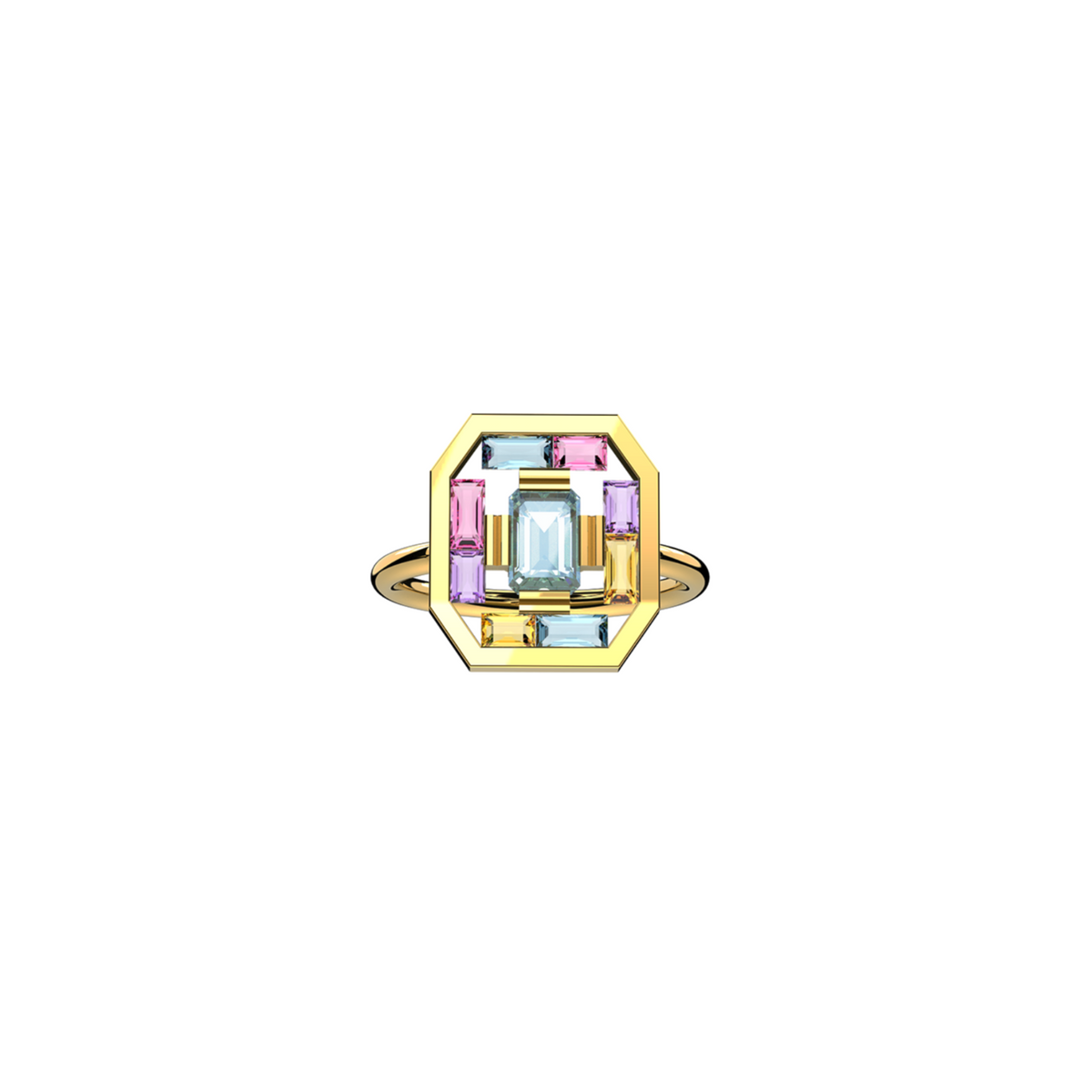 ART DECO AURA RING