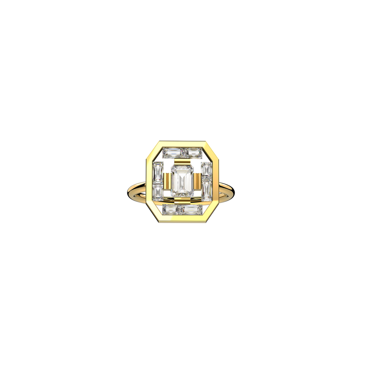 ART DECO LUMINA RING