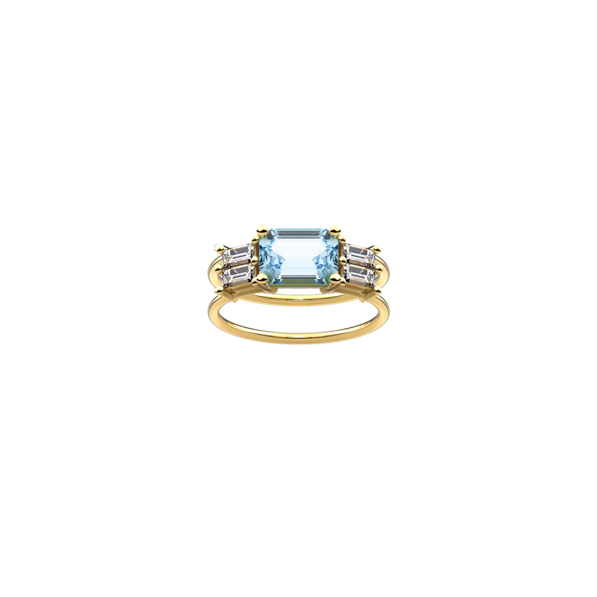 LINEA OCTAVIA TOPAZ RING