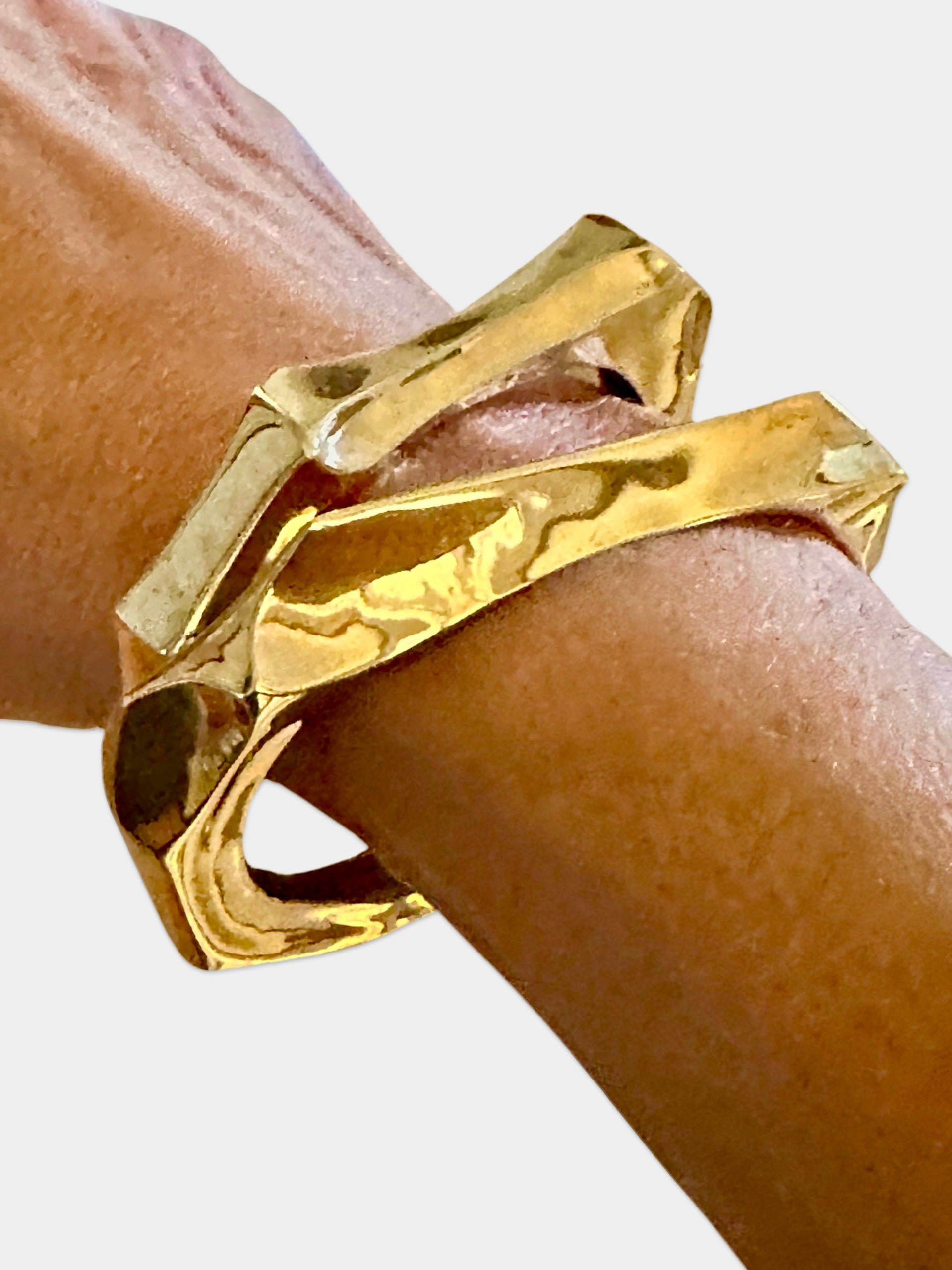 Pinnacle Bangle - Gold