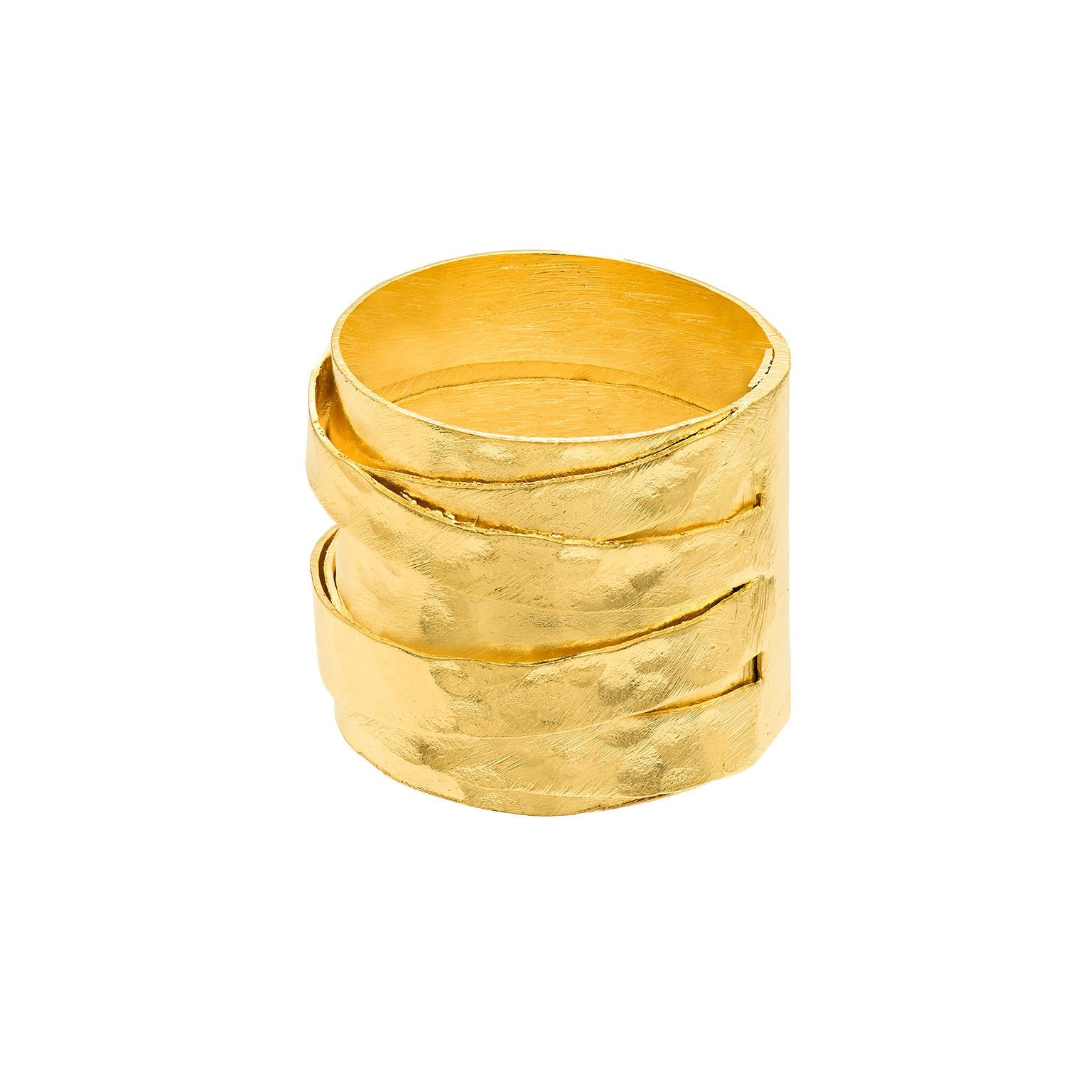 Astoria Hammered Band Ring