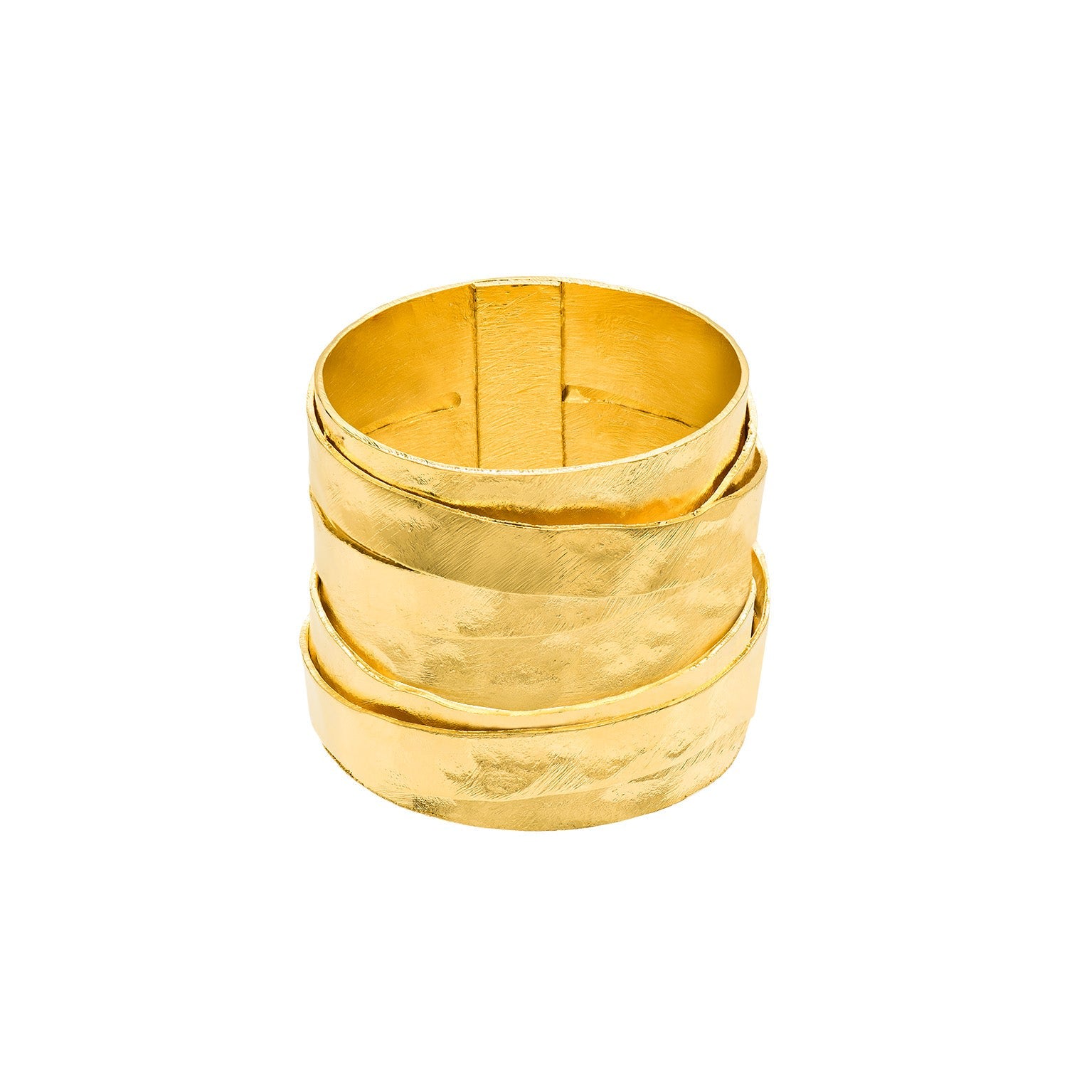 Astoria Hammered Band Ring