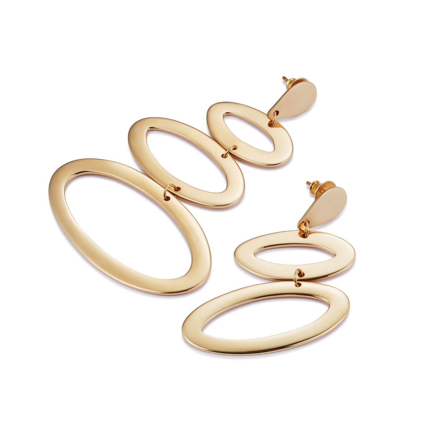 Asymmetric Ellipses- Gold