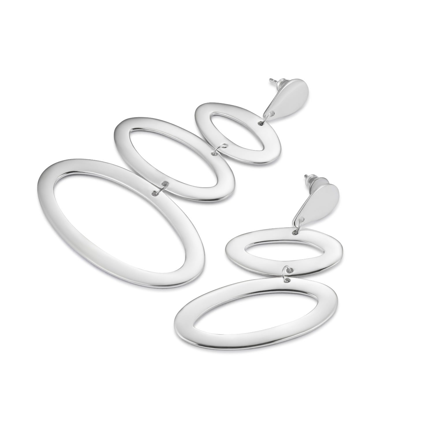 Asymmetric Ellipses- Silver