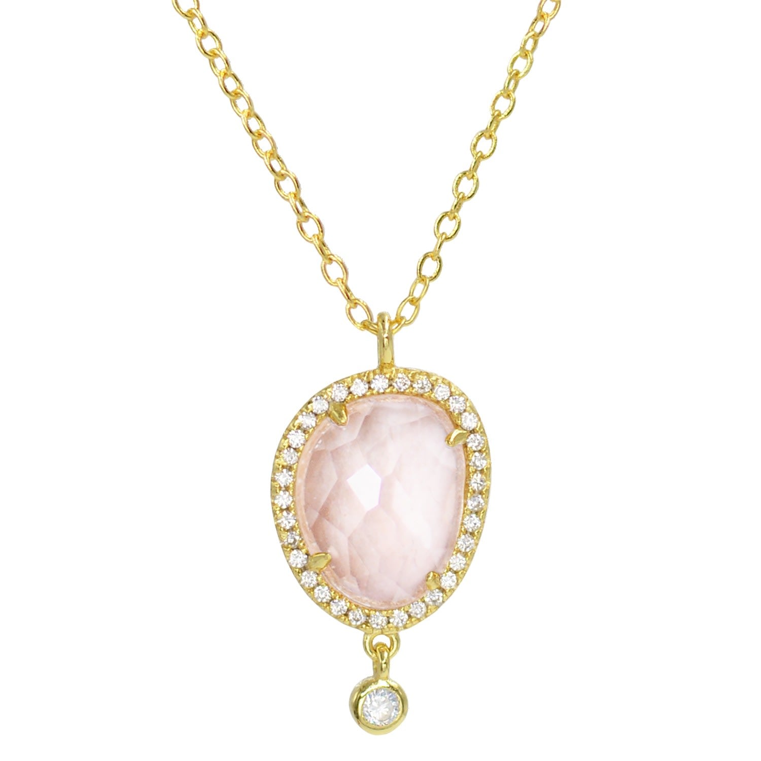 Johari Necklace - Morganite Pink