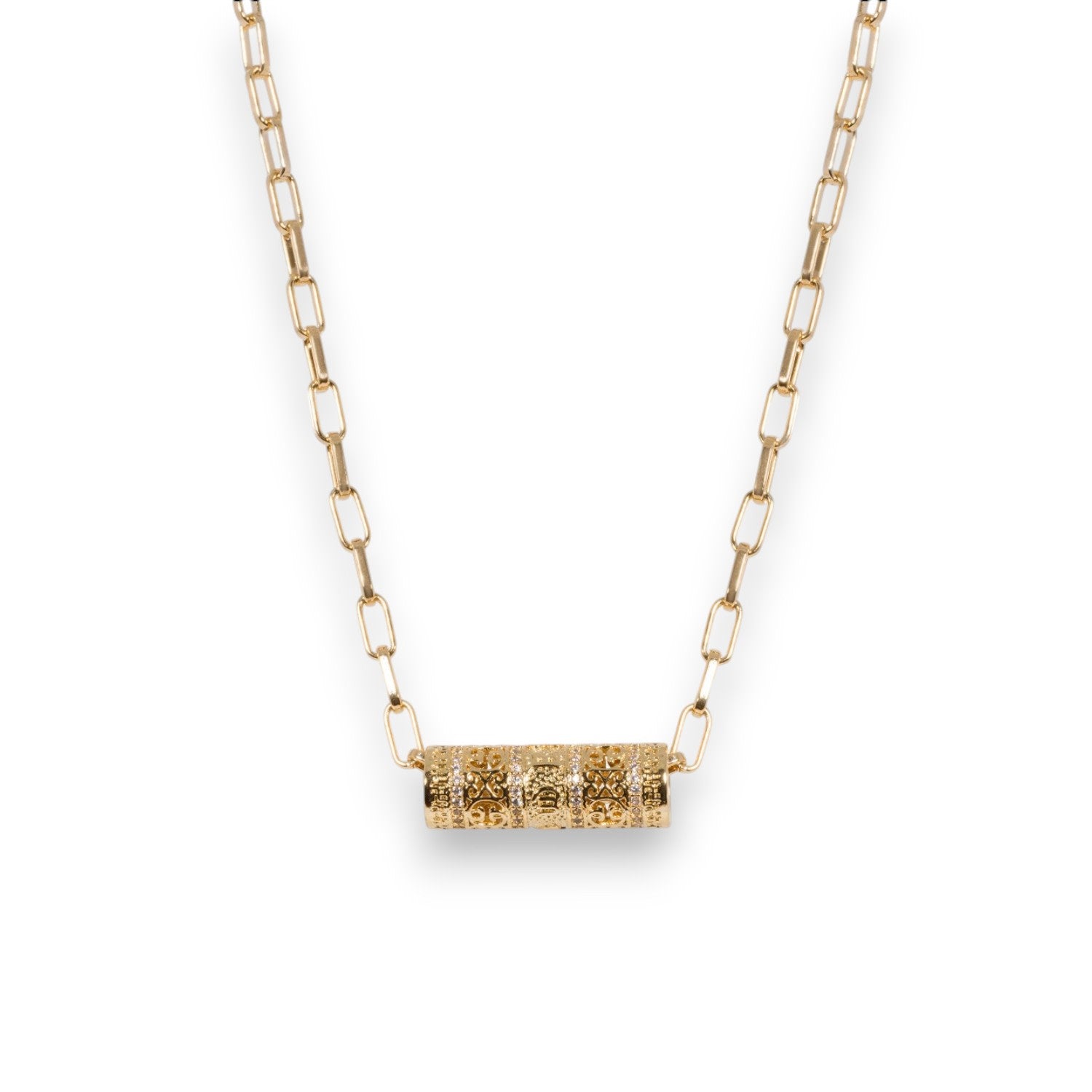 Athena Infinity Bead Necklace