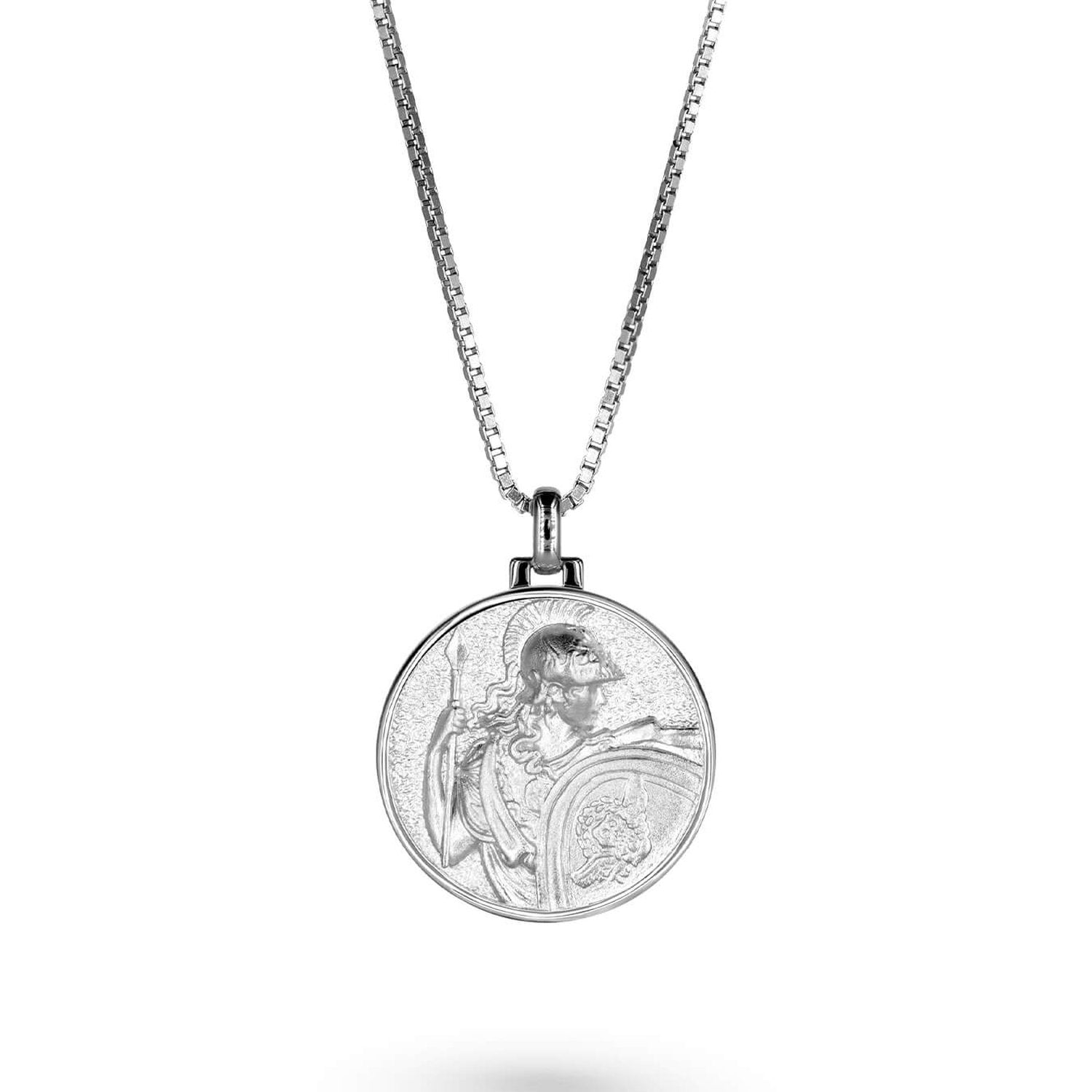 Athena Necklace Silver Boxchain