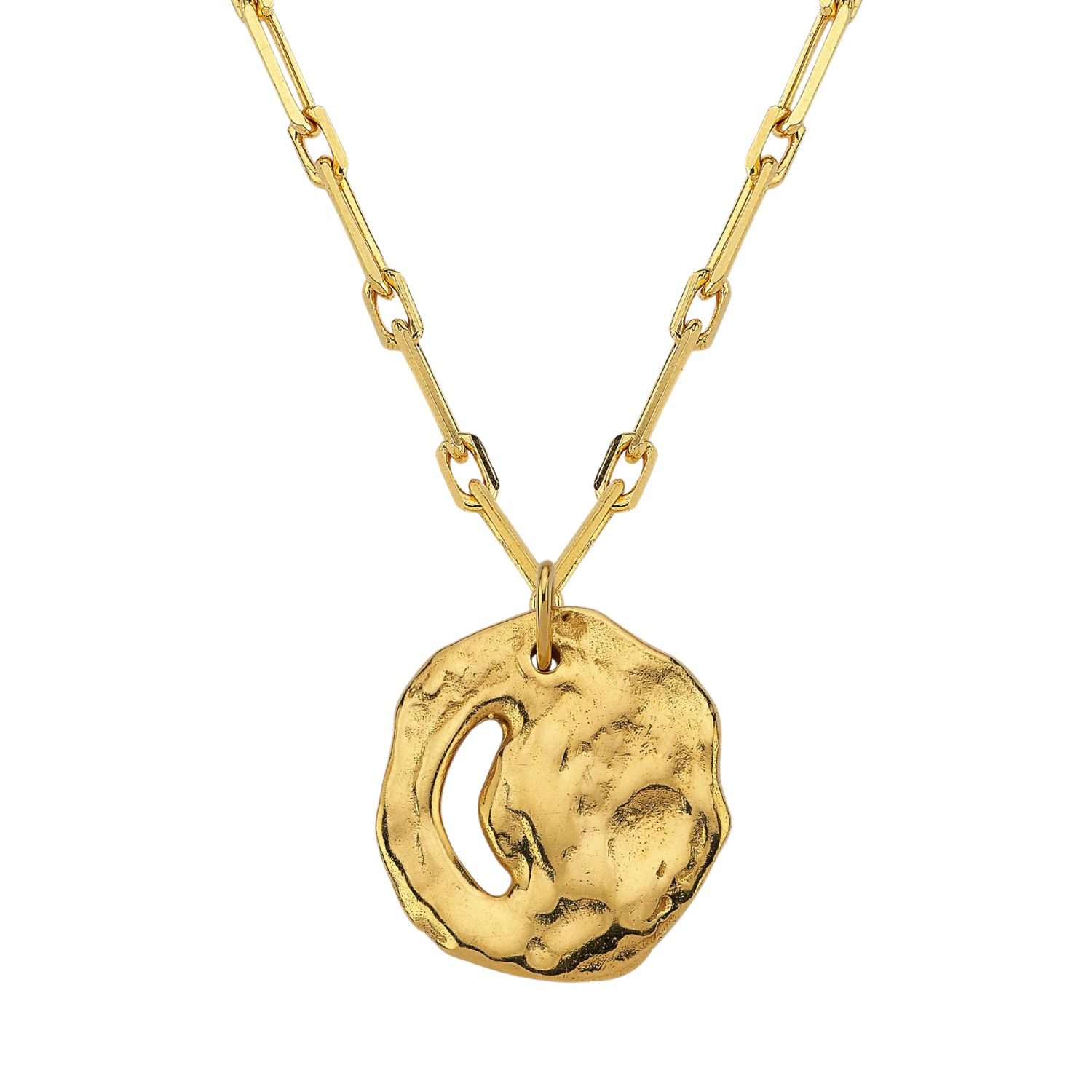 Atlantis Gold Medallion Necklace