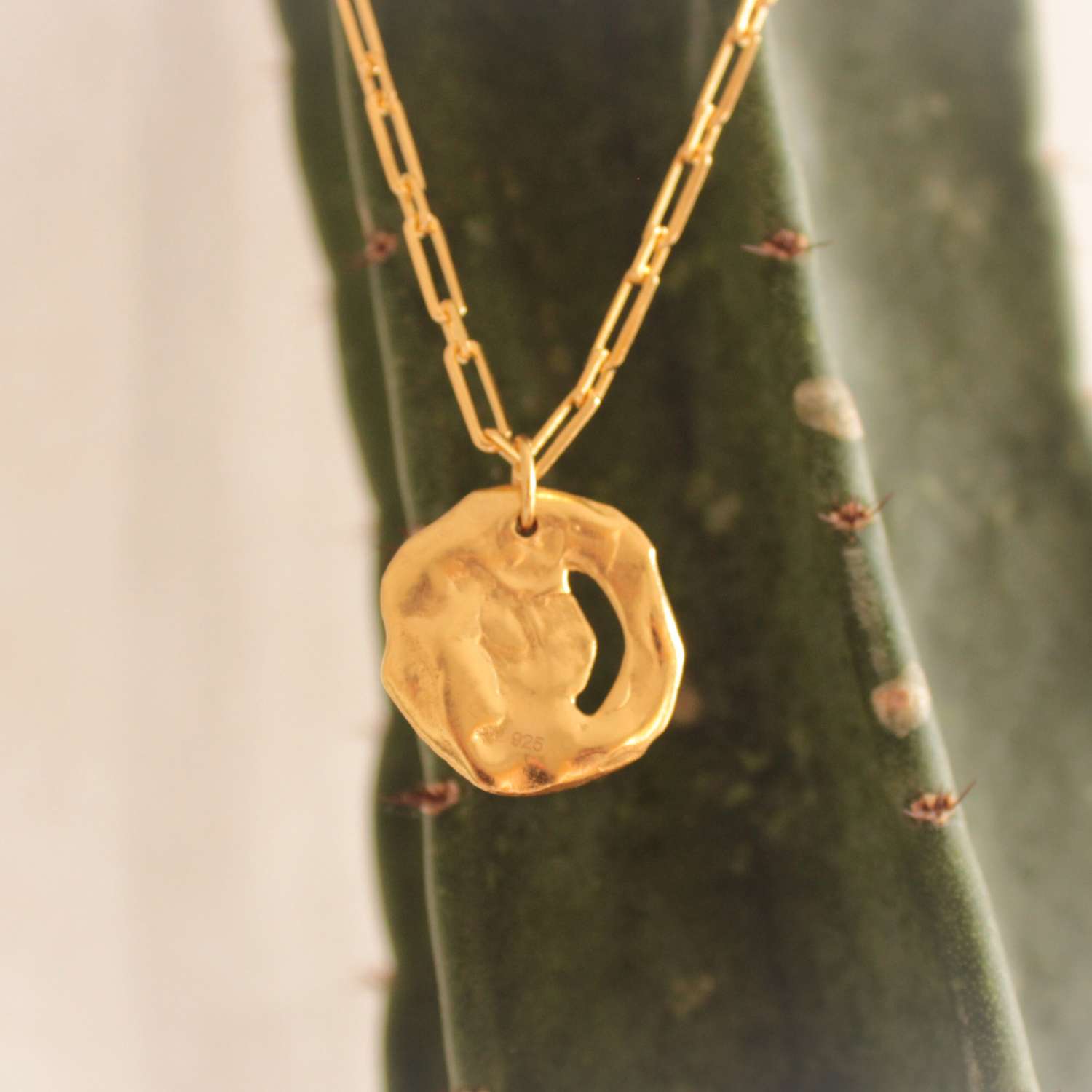 Atlantis Gold Medallion Necklace