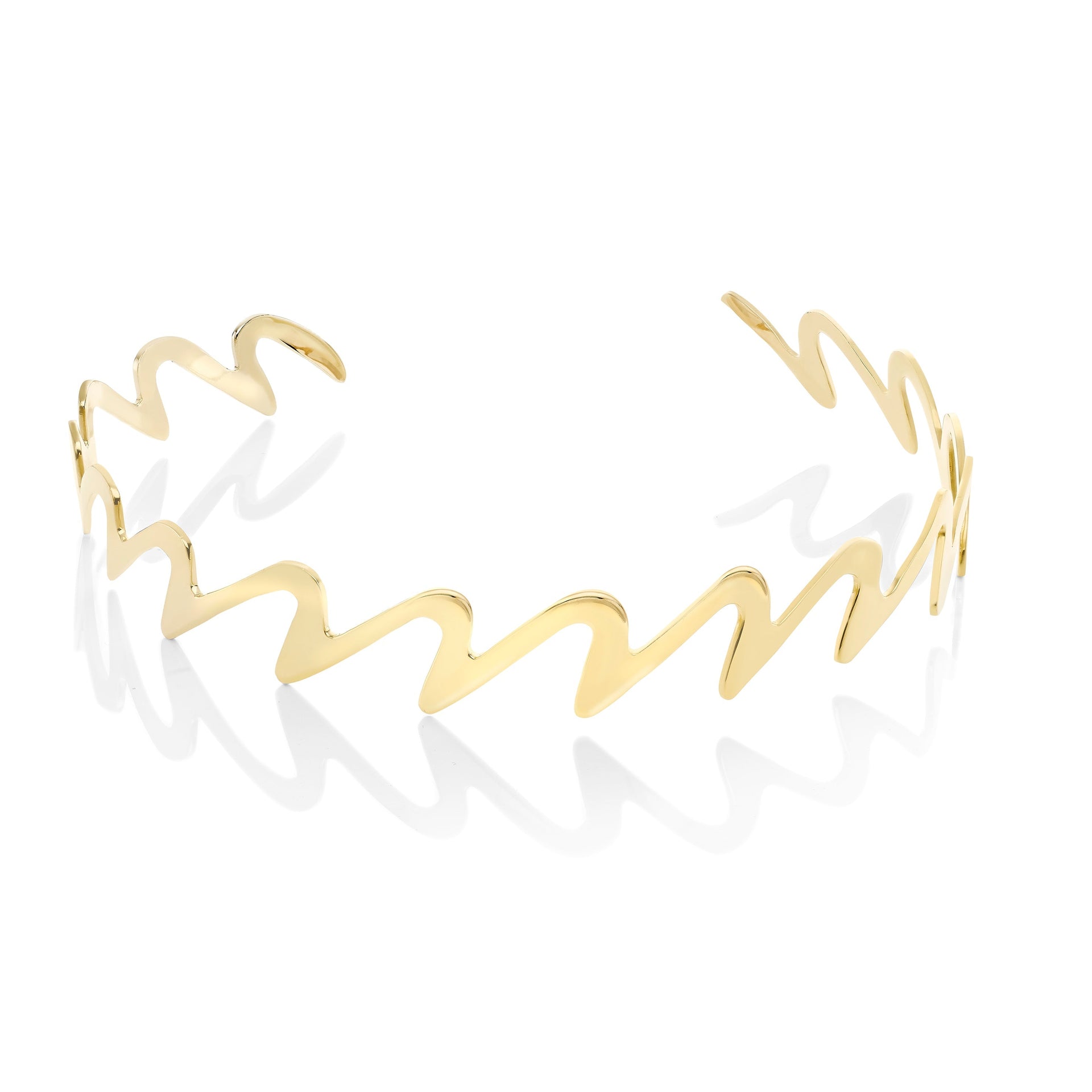 Yellow Gold Vermeil Wedeln Torc