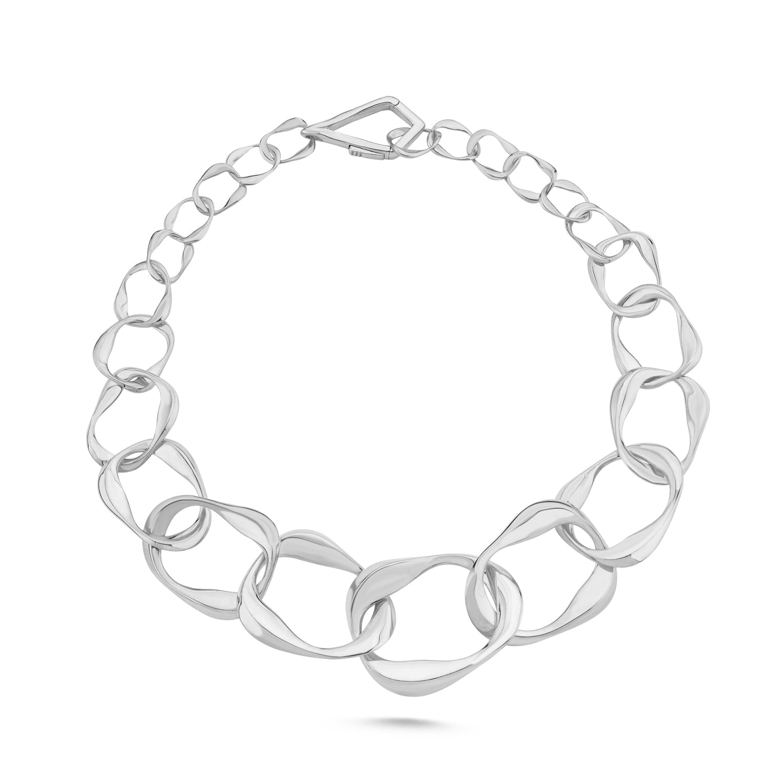 Aura Chain Necklace Silver