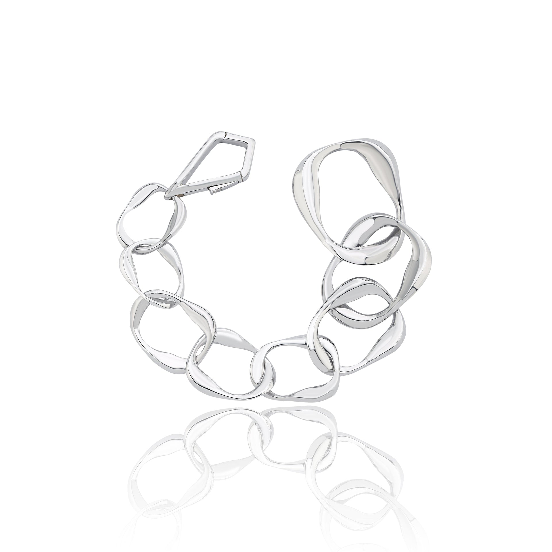 Aura Chain Bracelet Silver Medium