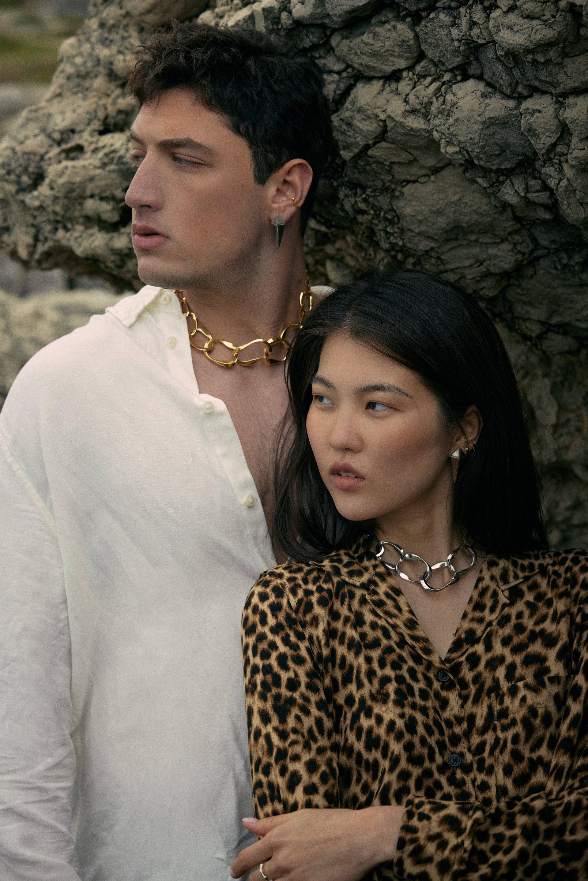 Aura Chain Necklace Silver