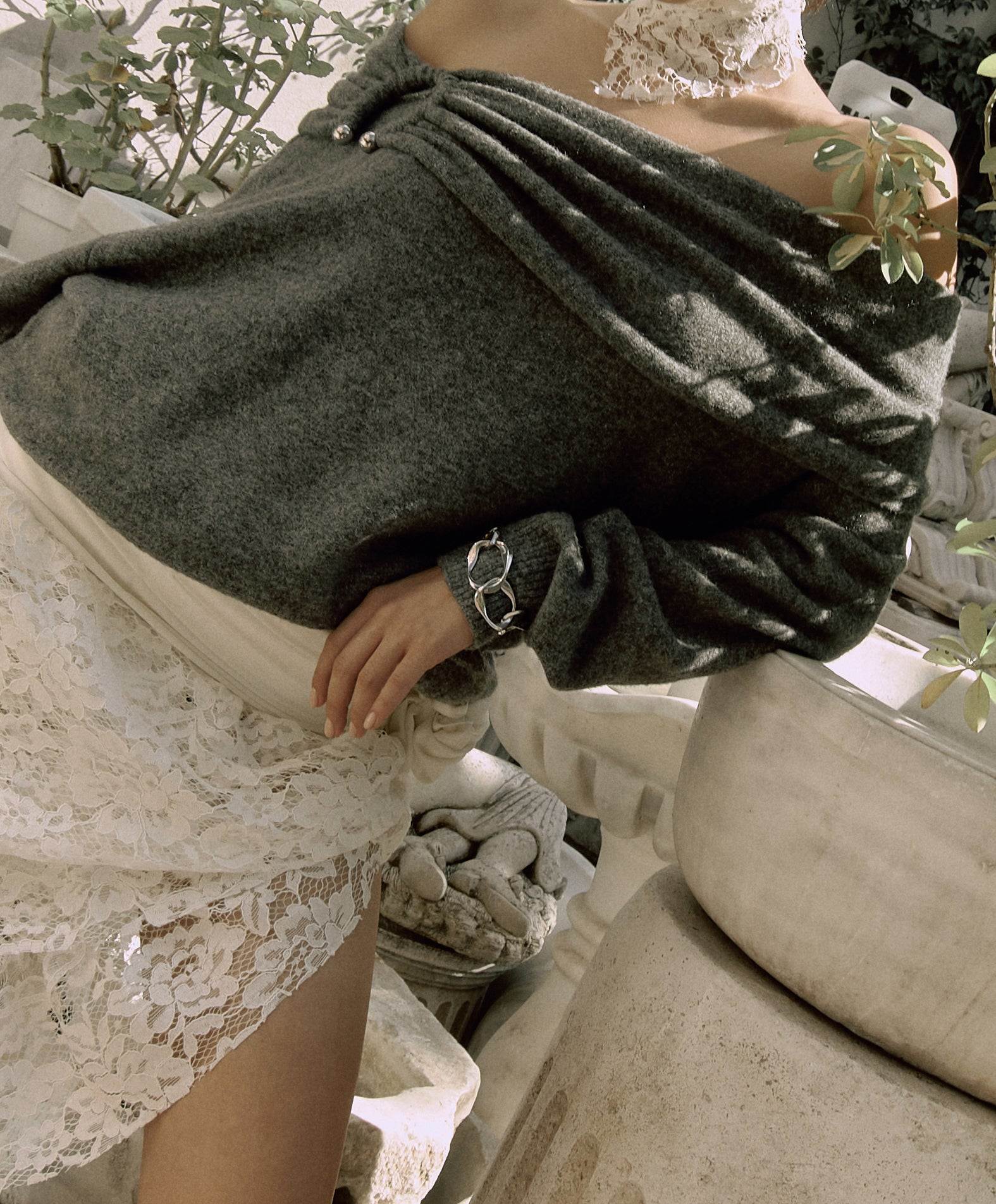 Aura Chain Bracelet Silver Medium