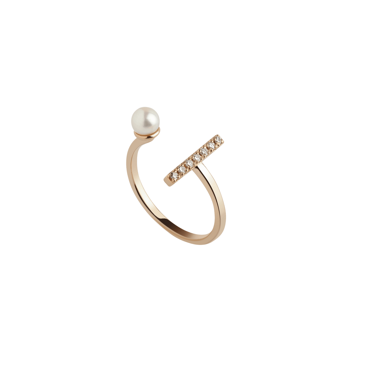 Archival Open Pearl Ring