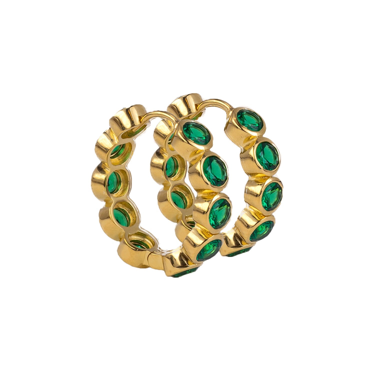 Aurora Earrings - Green