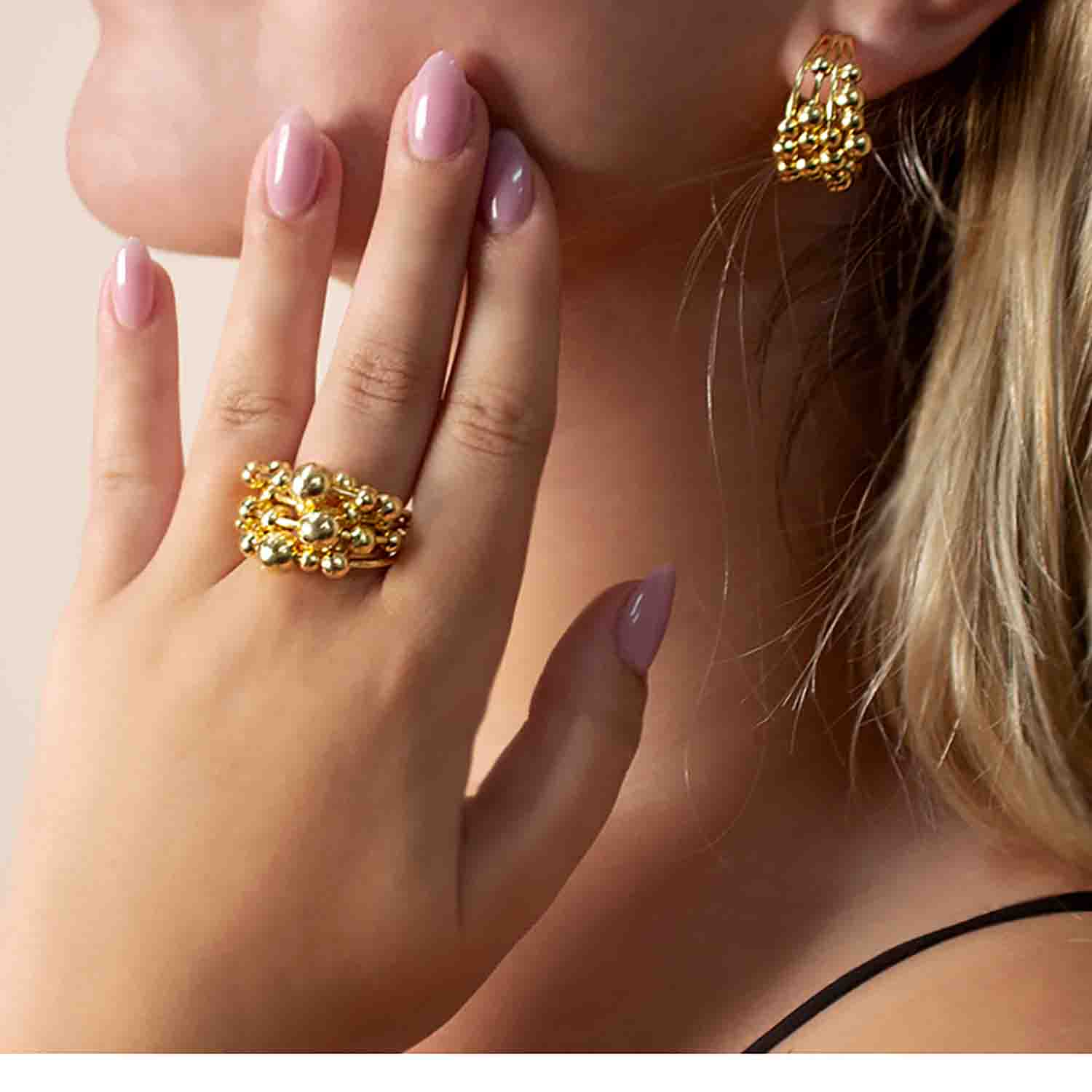 Aurora Hoop Earrings