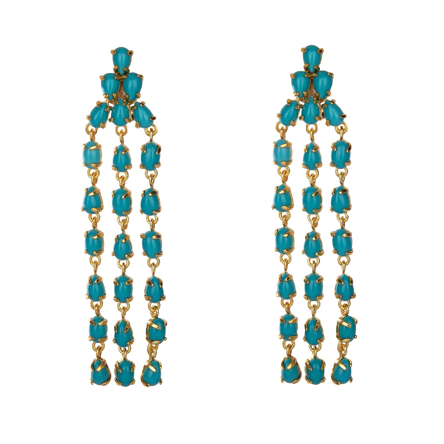 Ava Earrings Turquoise