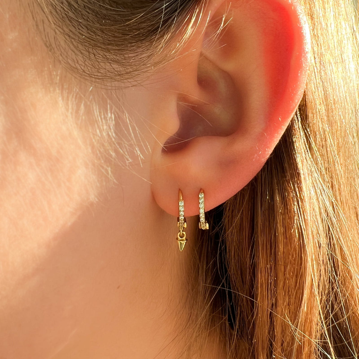 Ava Huggie Earrings