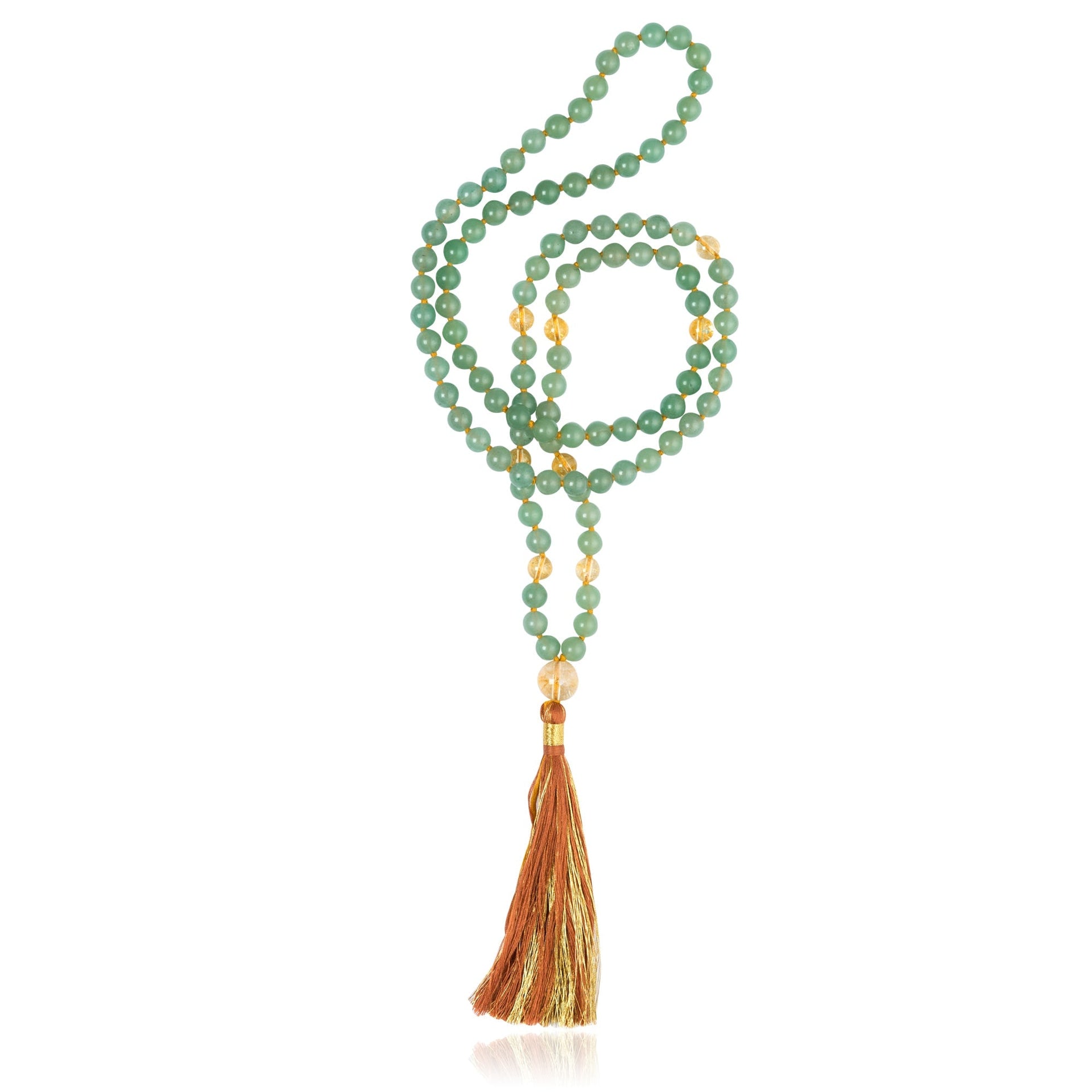 Aventurine Healed Heart Mala