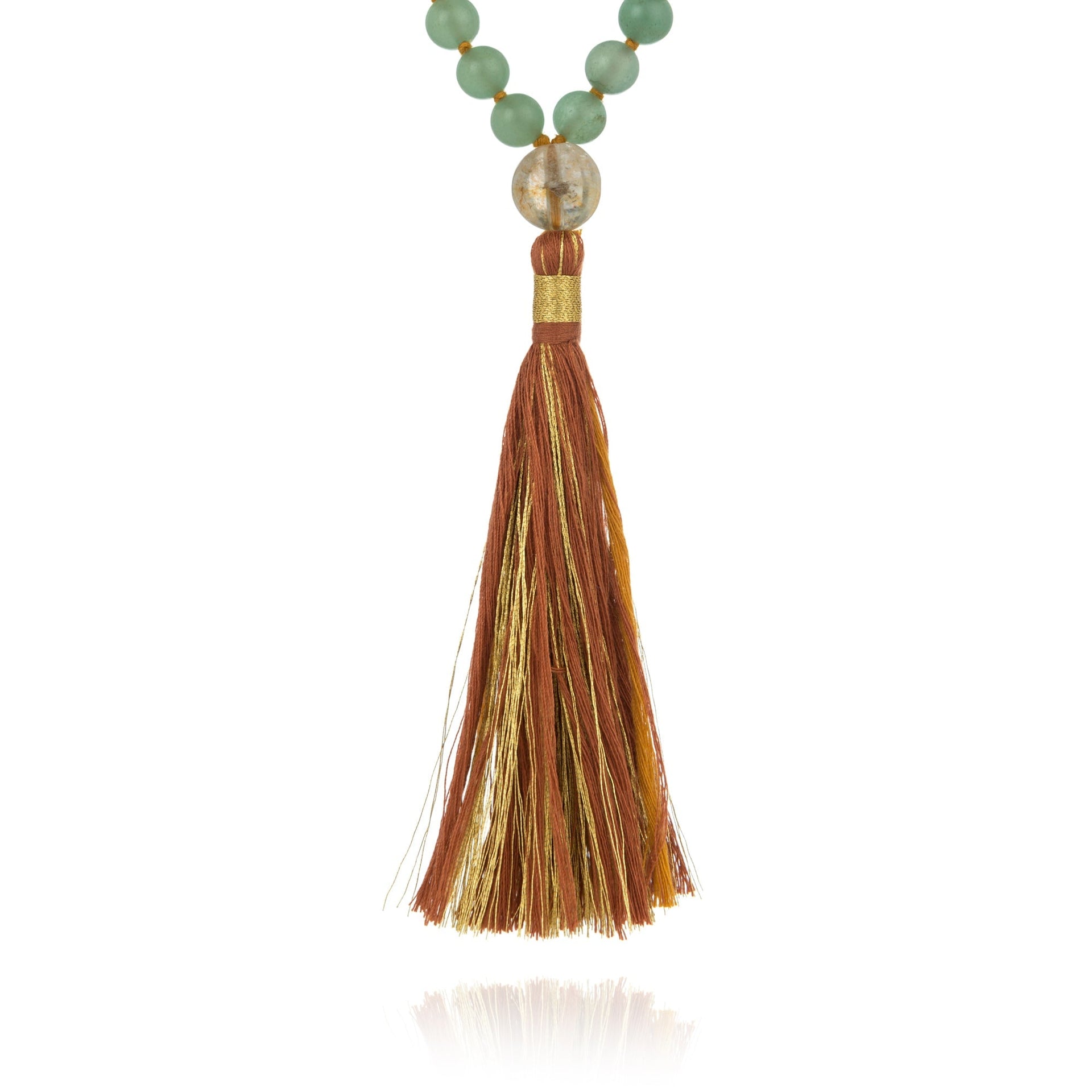 Aventurine Healed Heart Mala
