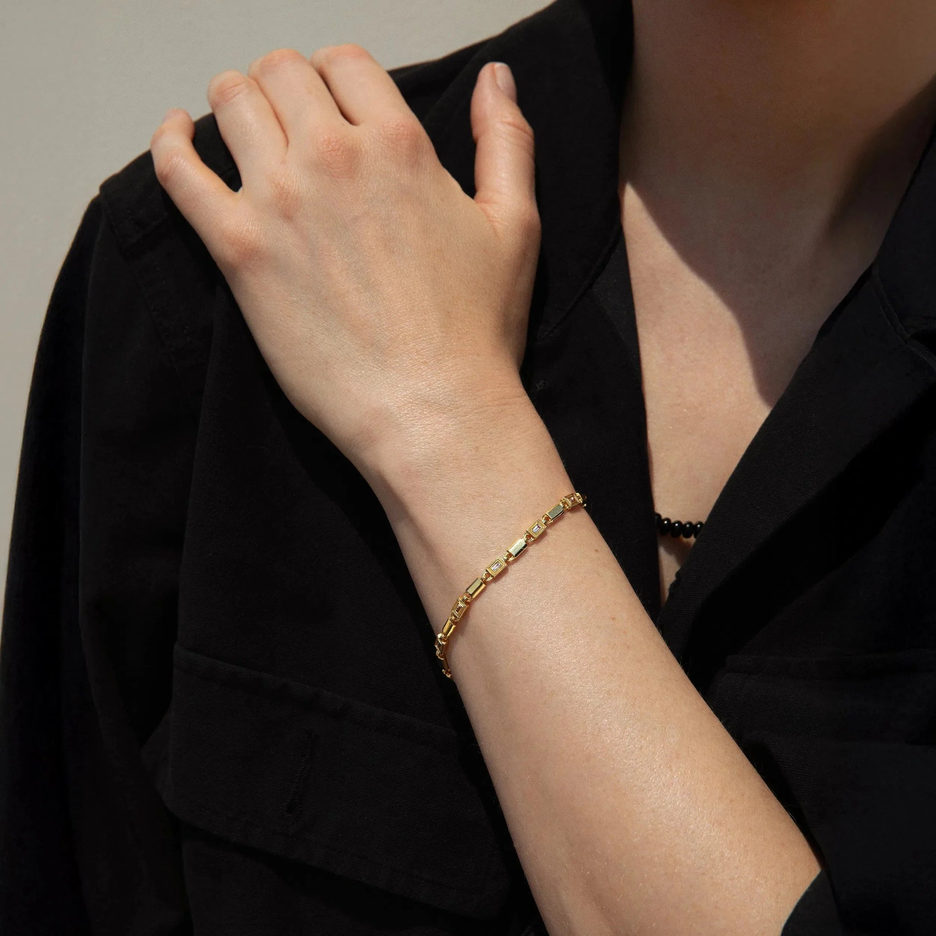 Geo Link Tennis Bracelet