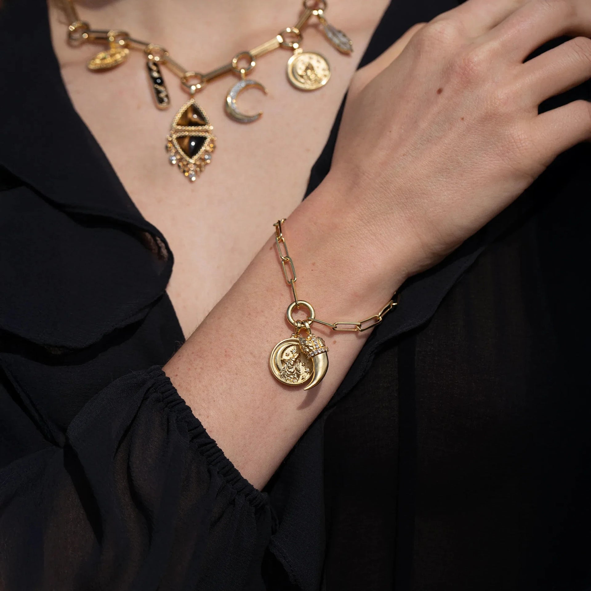 She-Wolf Charm Bracelet