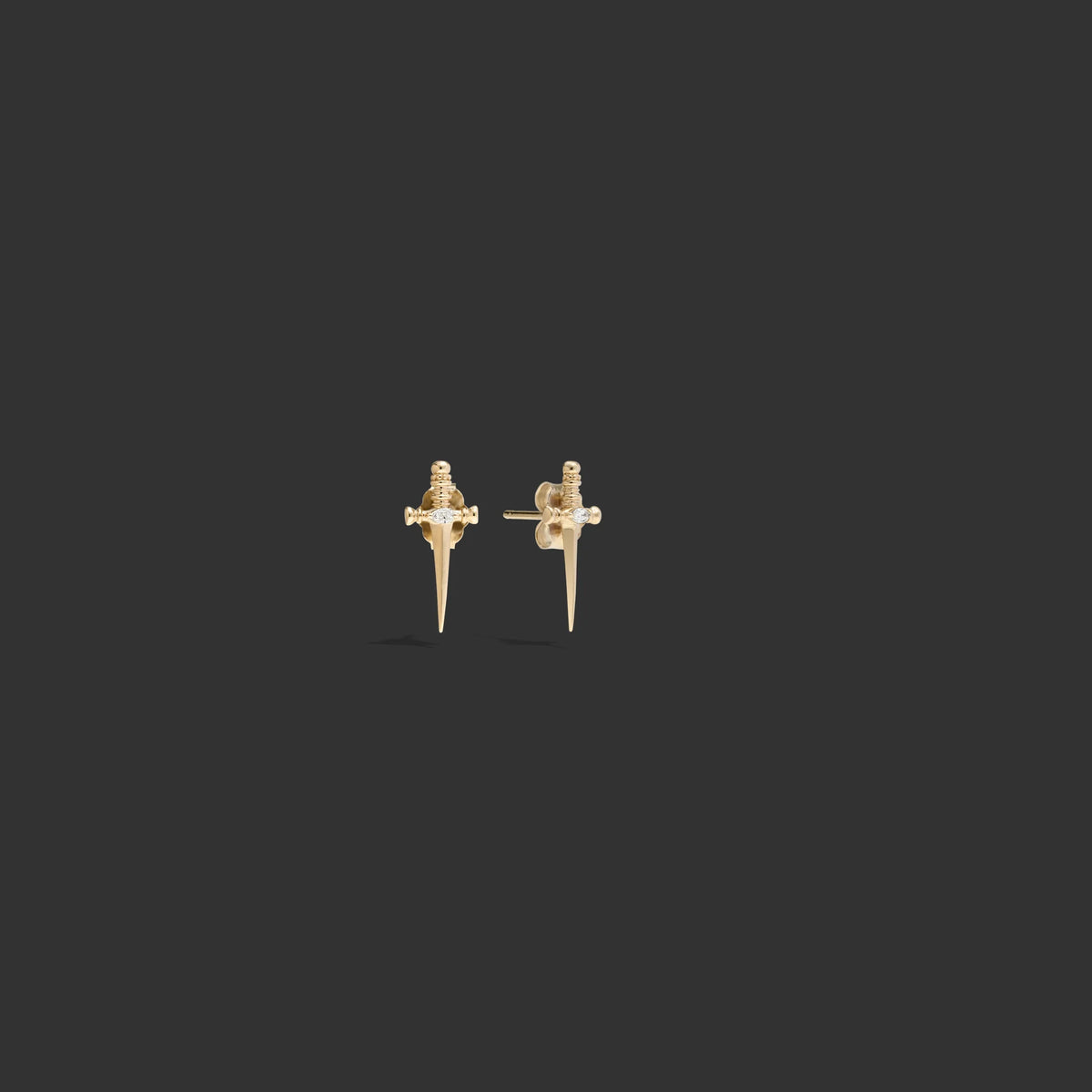 Diamond Sword Studs