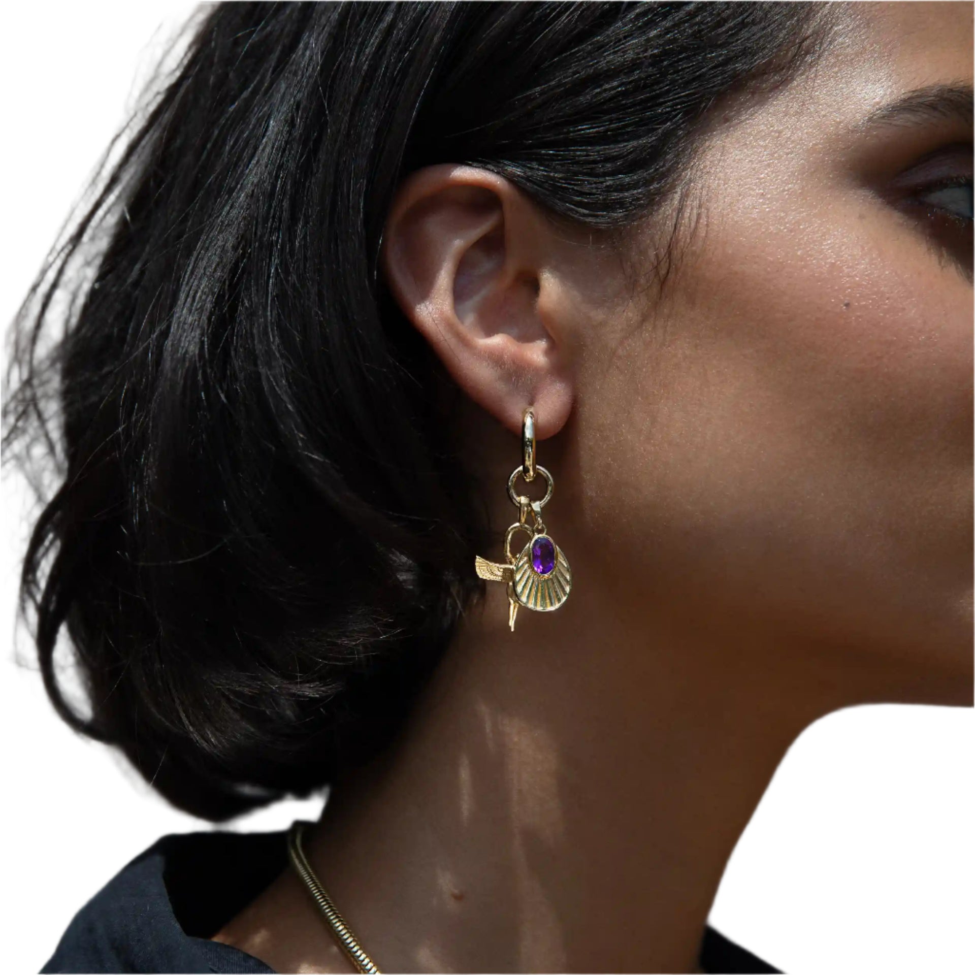 Aura of Isis Charm Earrings