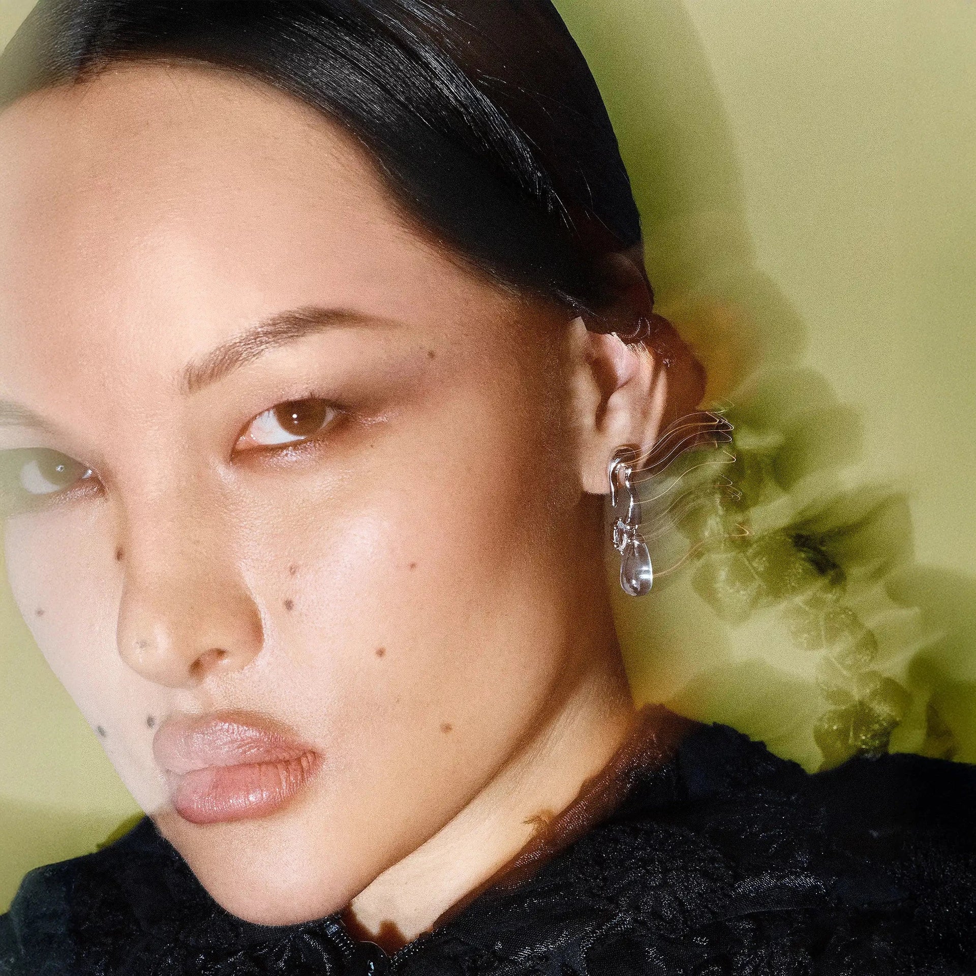 Mini Petal Drop Earrings