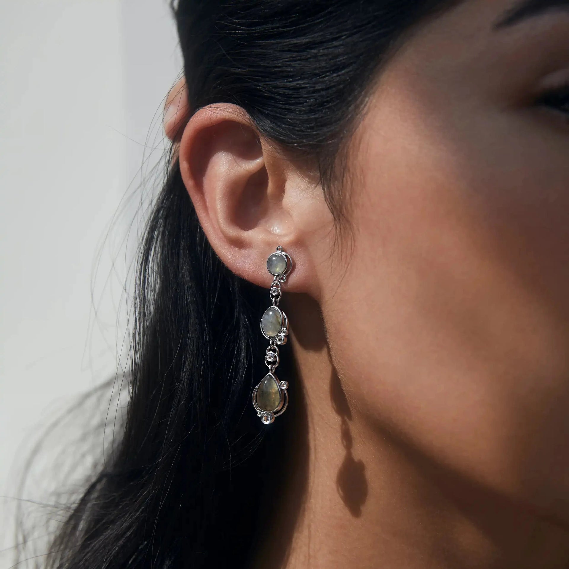 Labradorite Stardrop Earrings