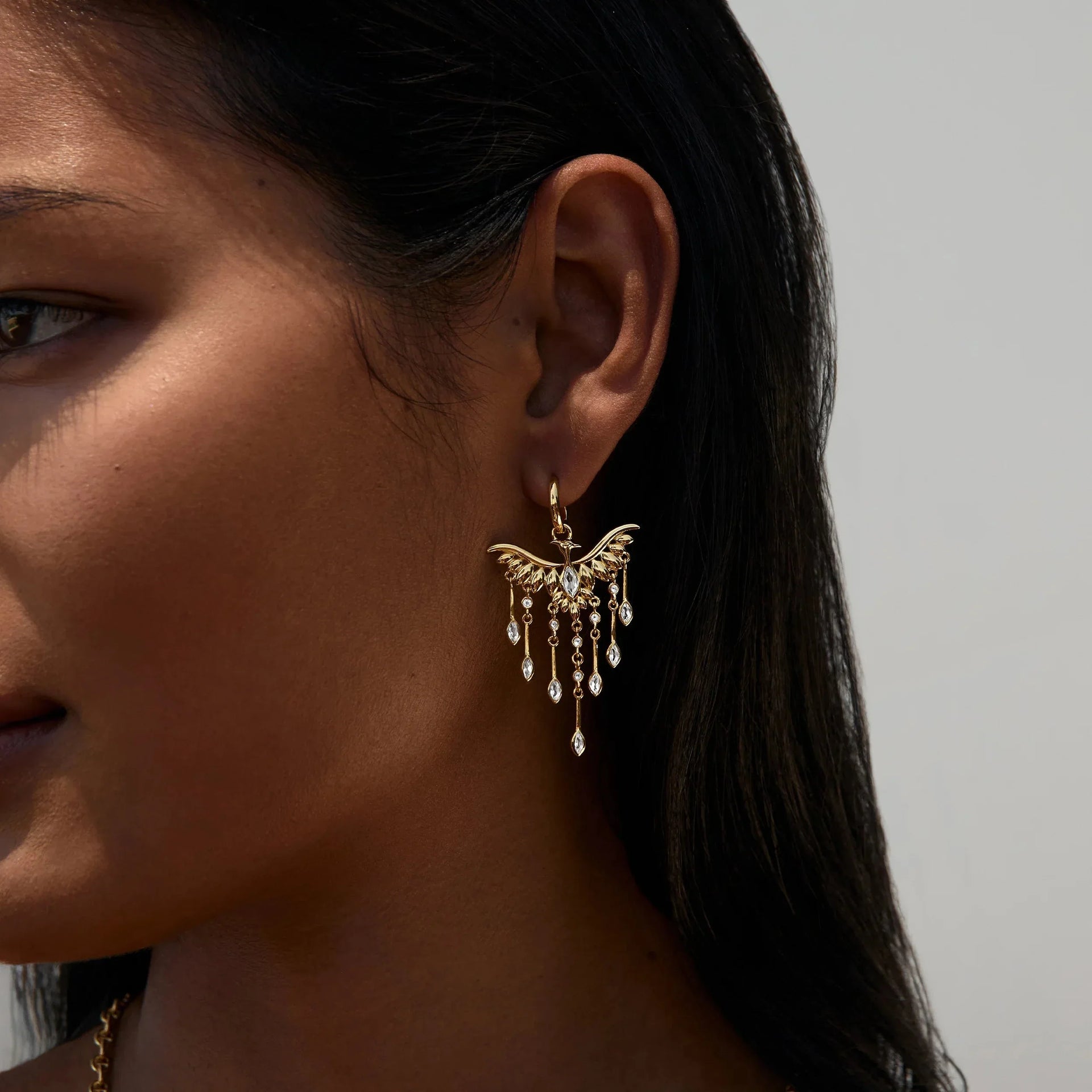 Chandelier Phoenix Drop Earrings