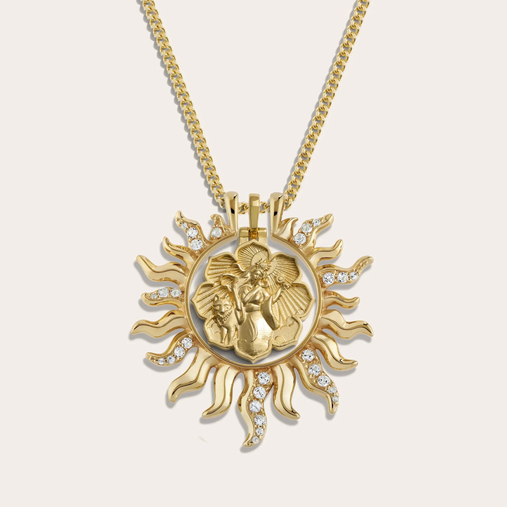 Amaterasu Sun Halo Necklace