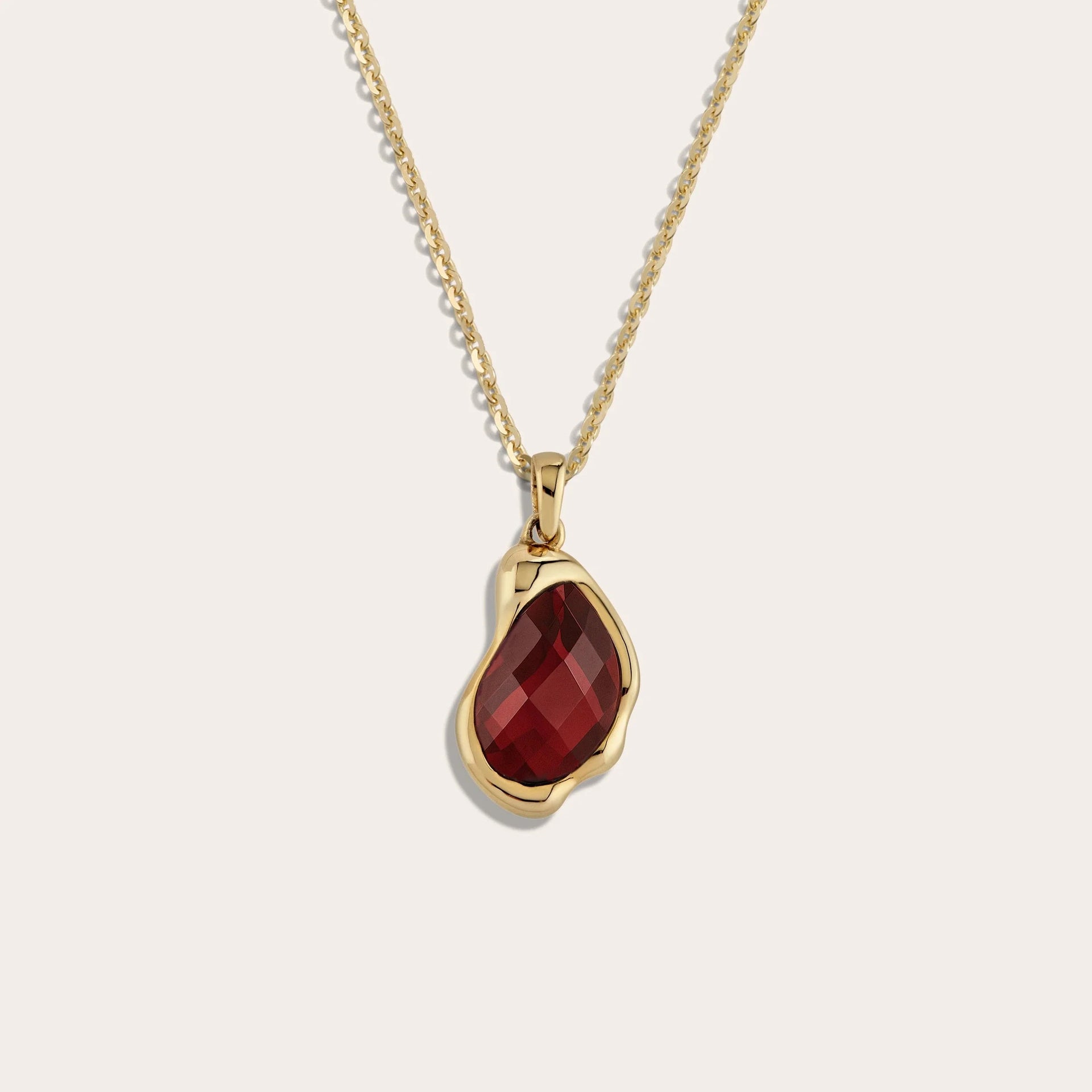 Molten Gemstone Necklace