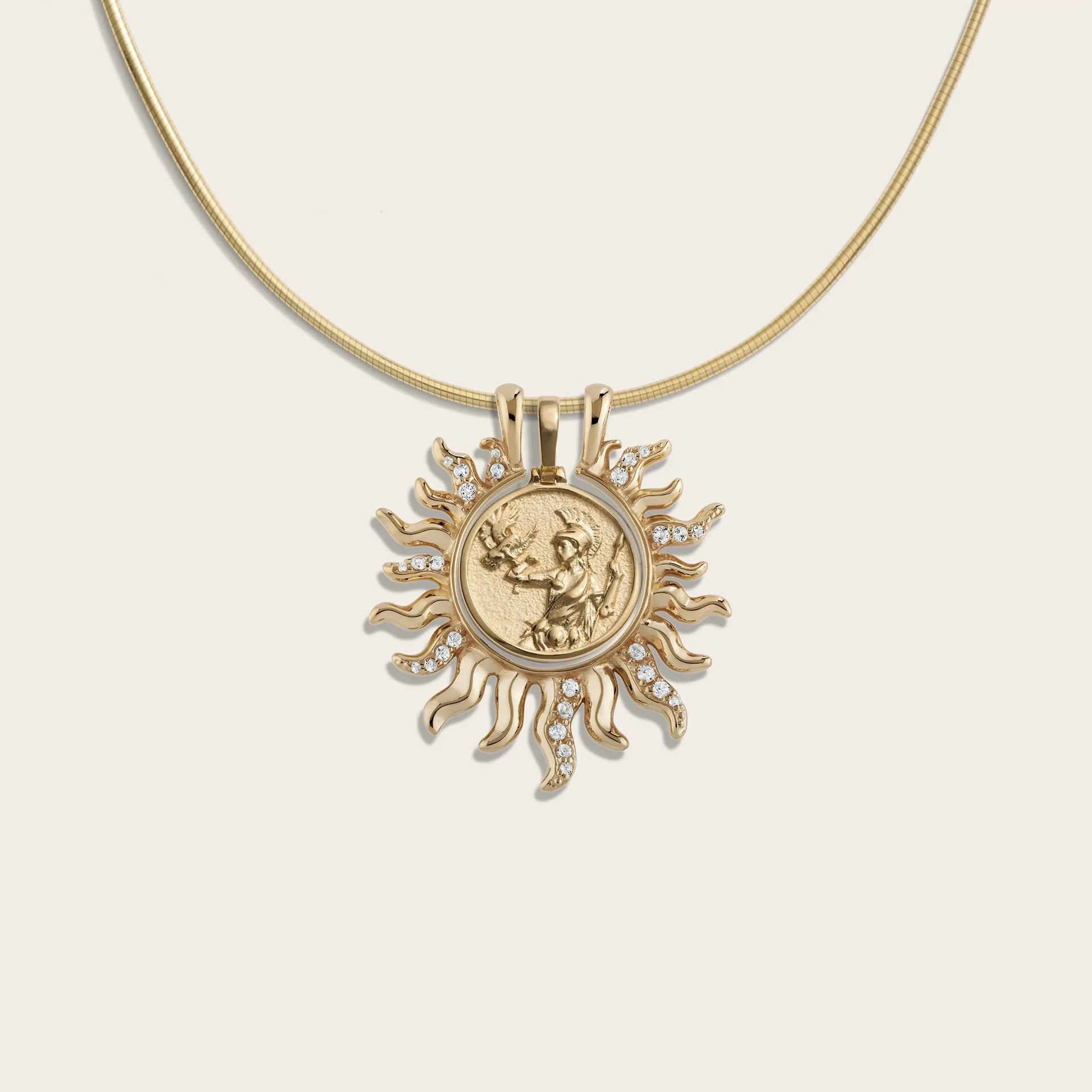 Athena Sun Collar Necklace