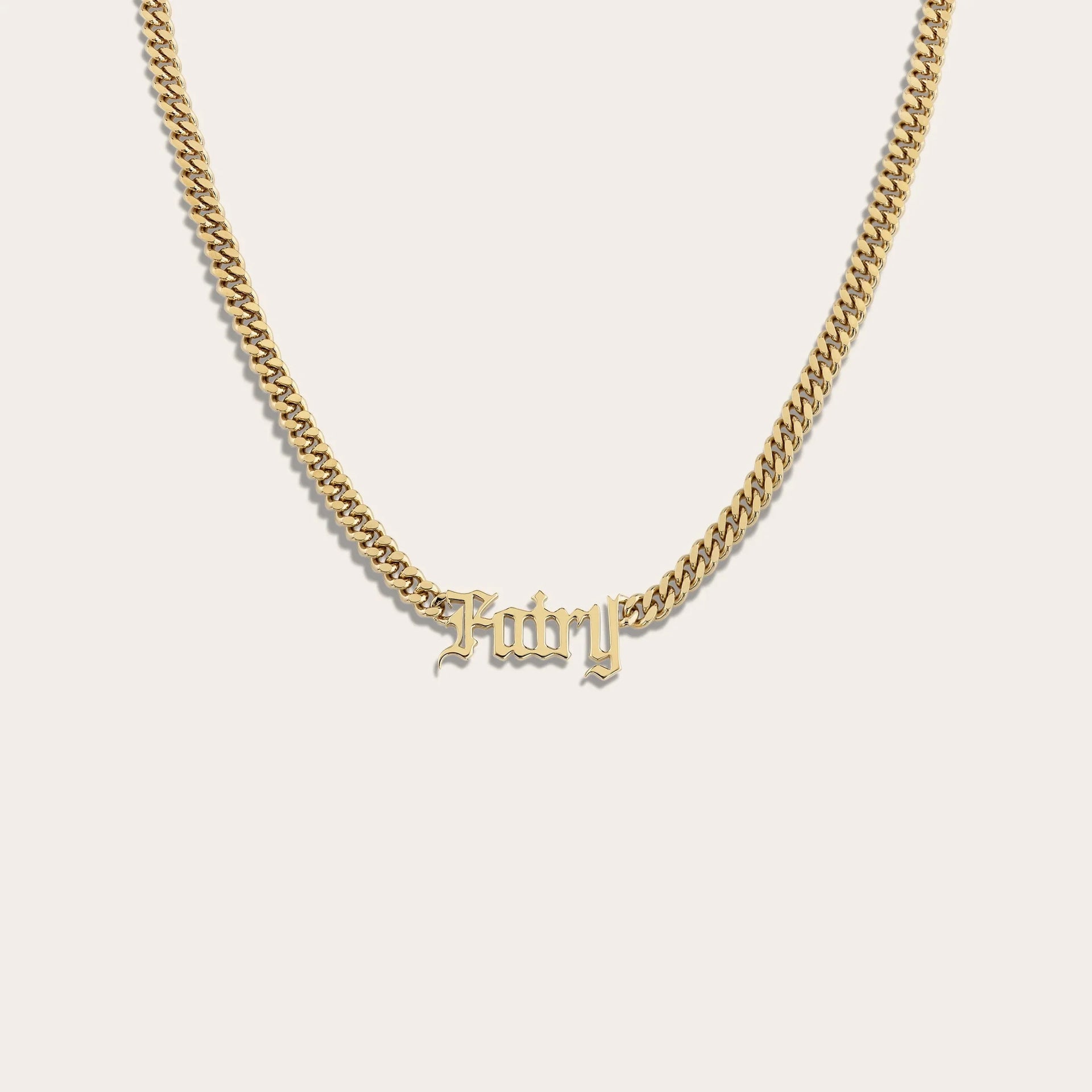 Fairy Cuban Necklace