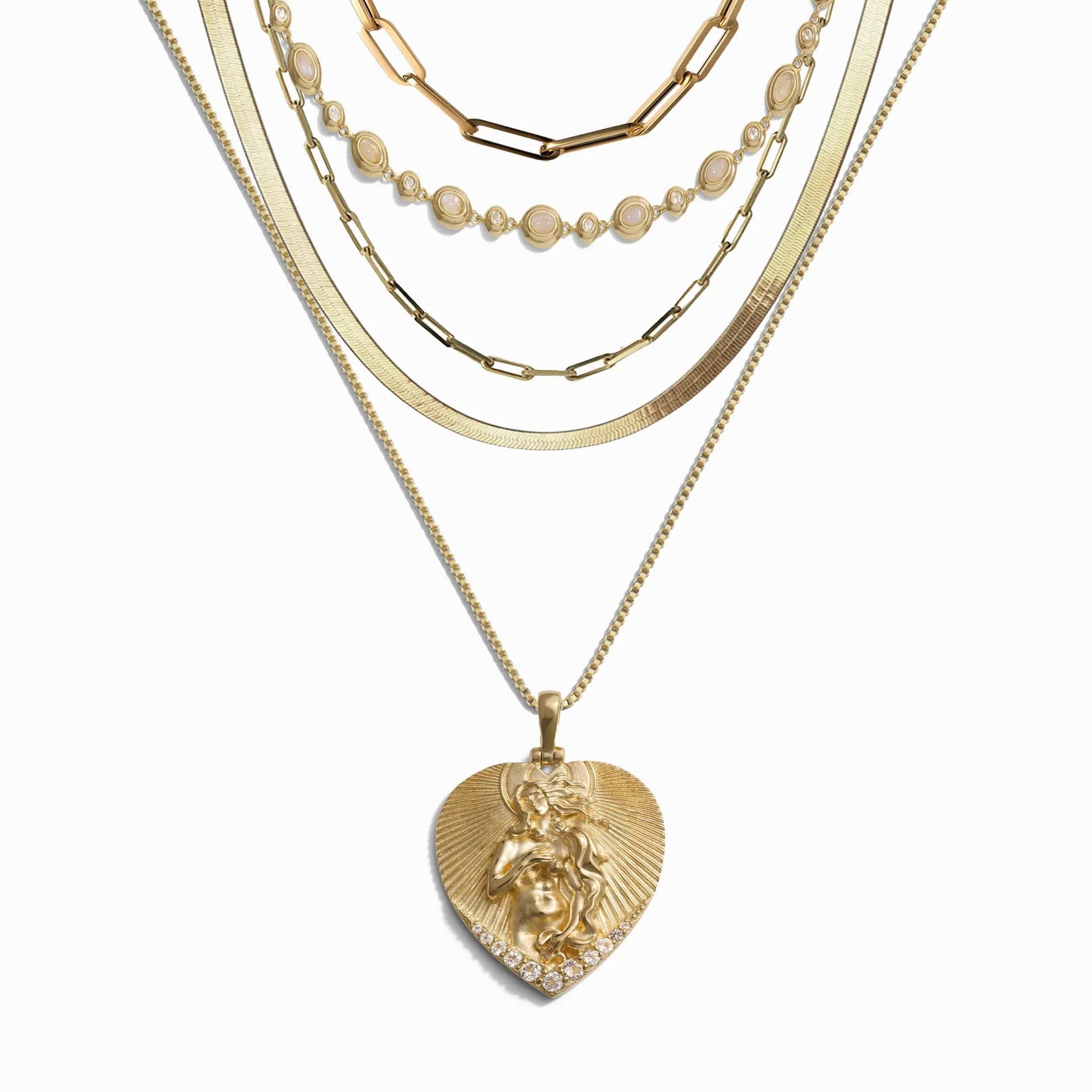 Lit From Within Necklace Set