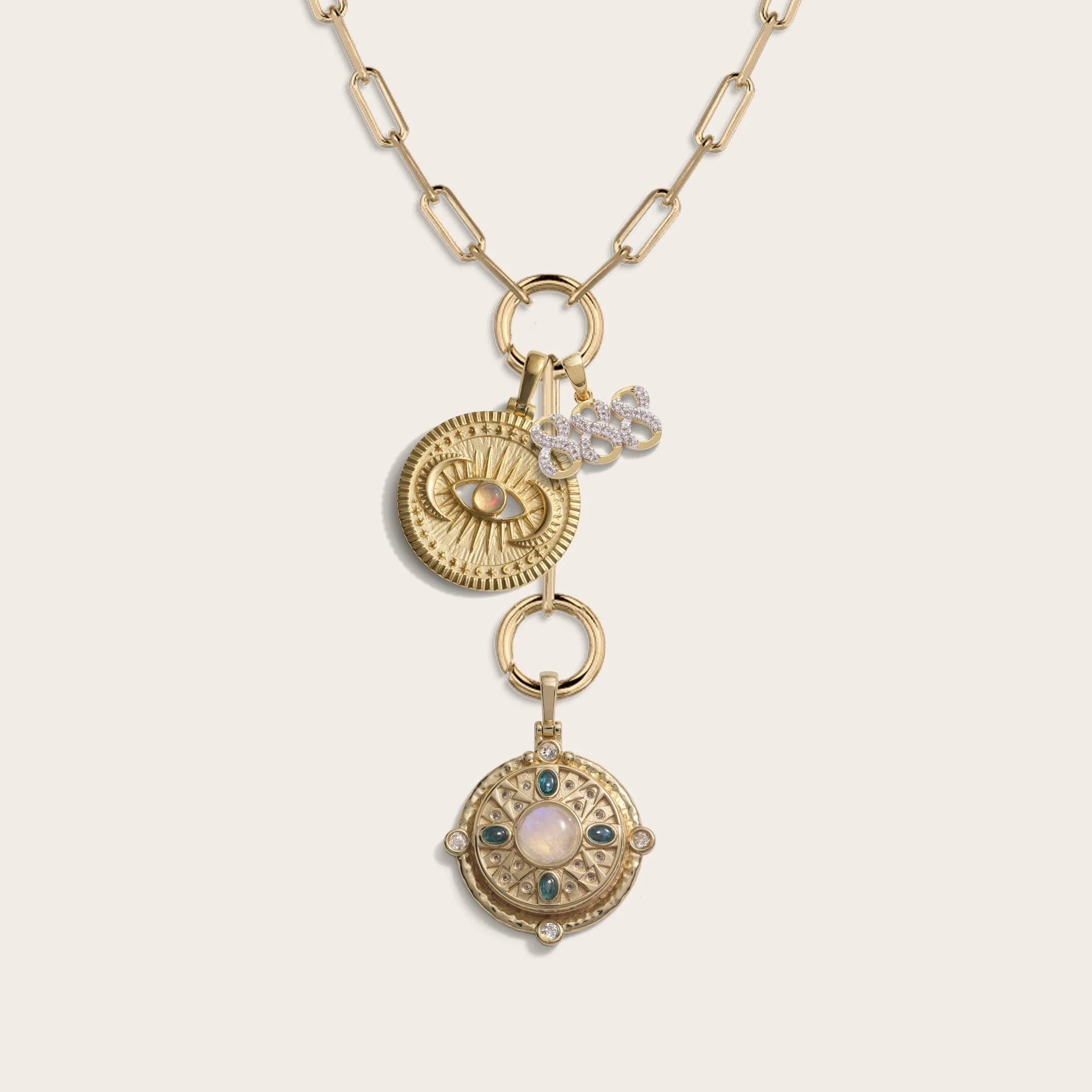 Manifestation Locket Charm Lariat