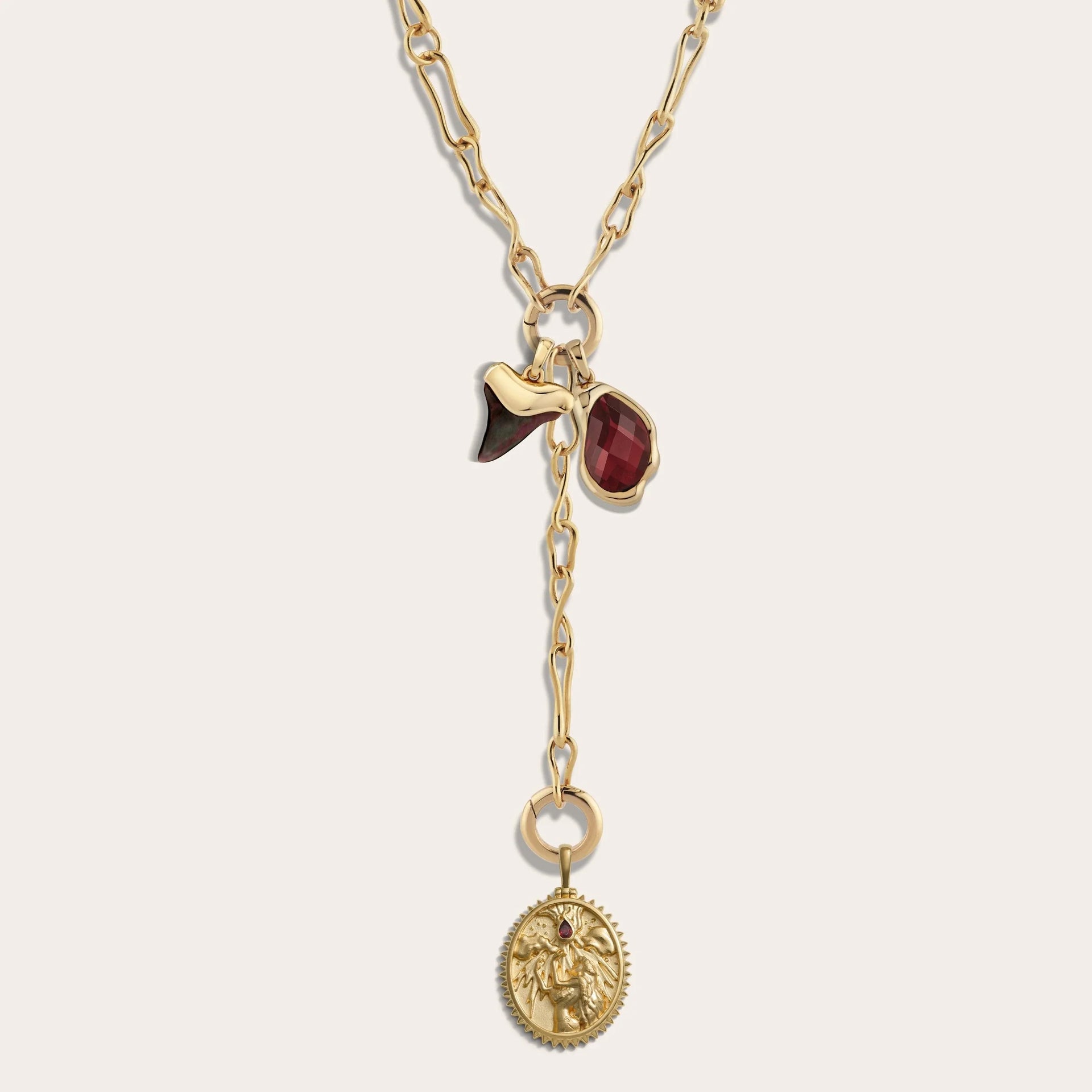 Pele Lariat Charm Necklace