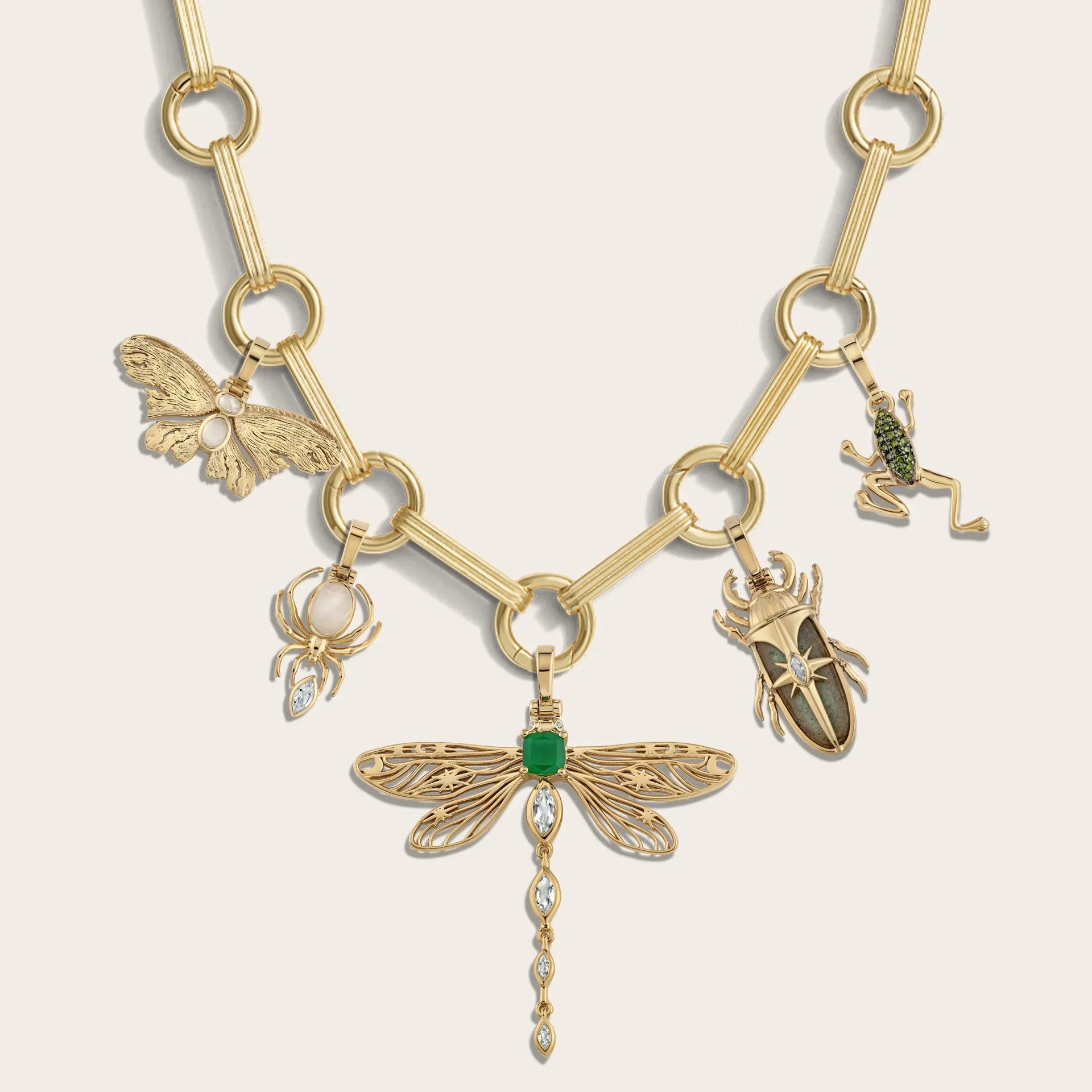 Forest Fairy Bar Charm Necklace