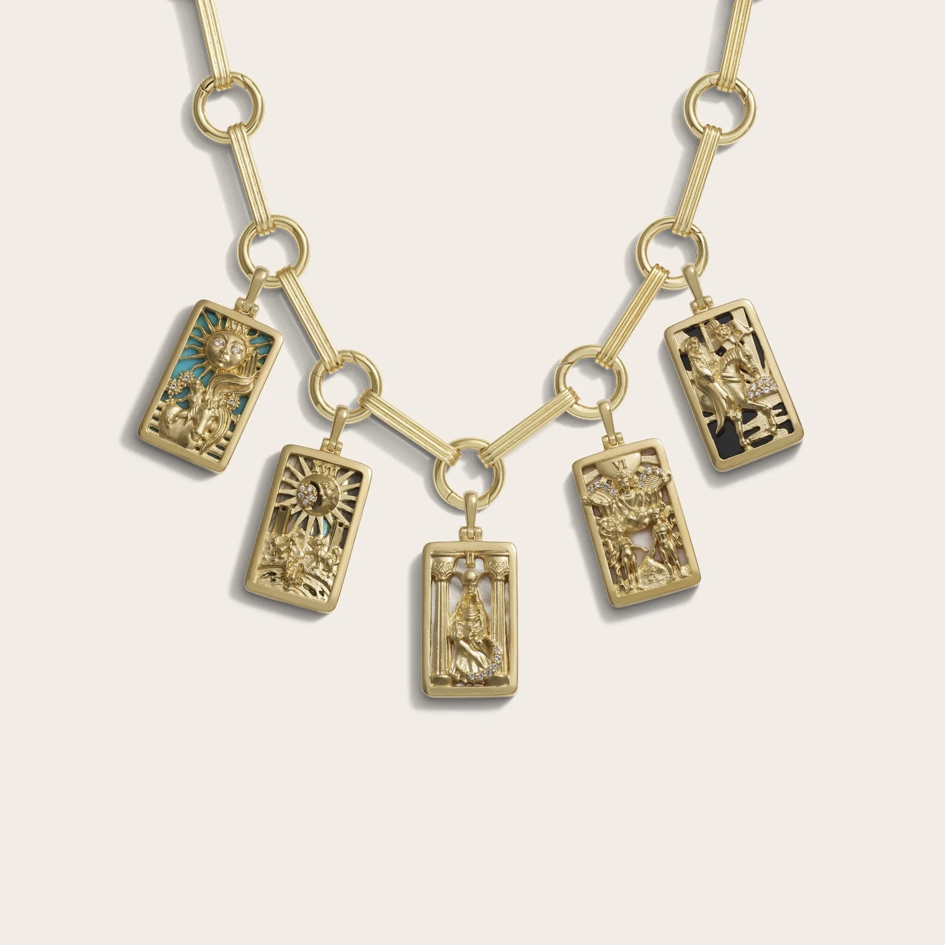 Tarot Bar Charm Necklace