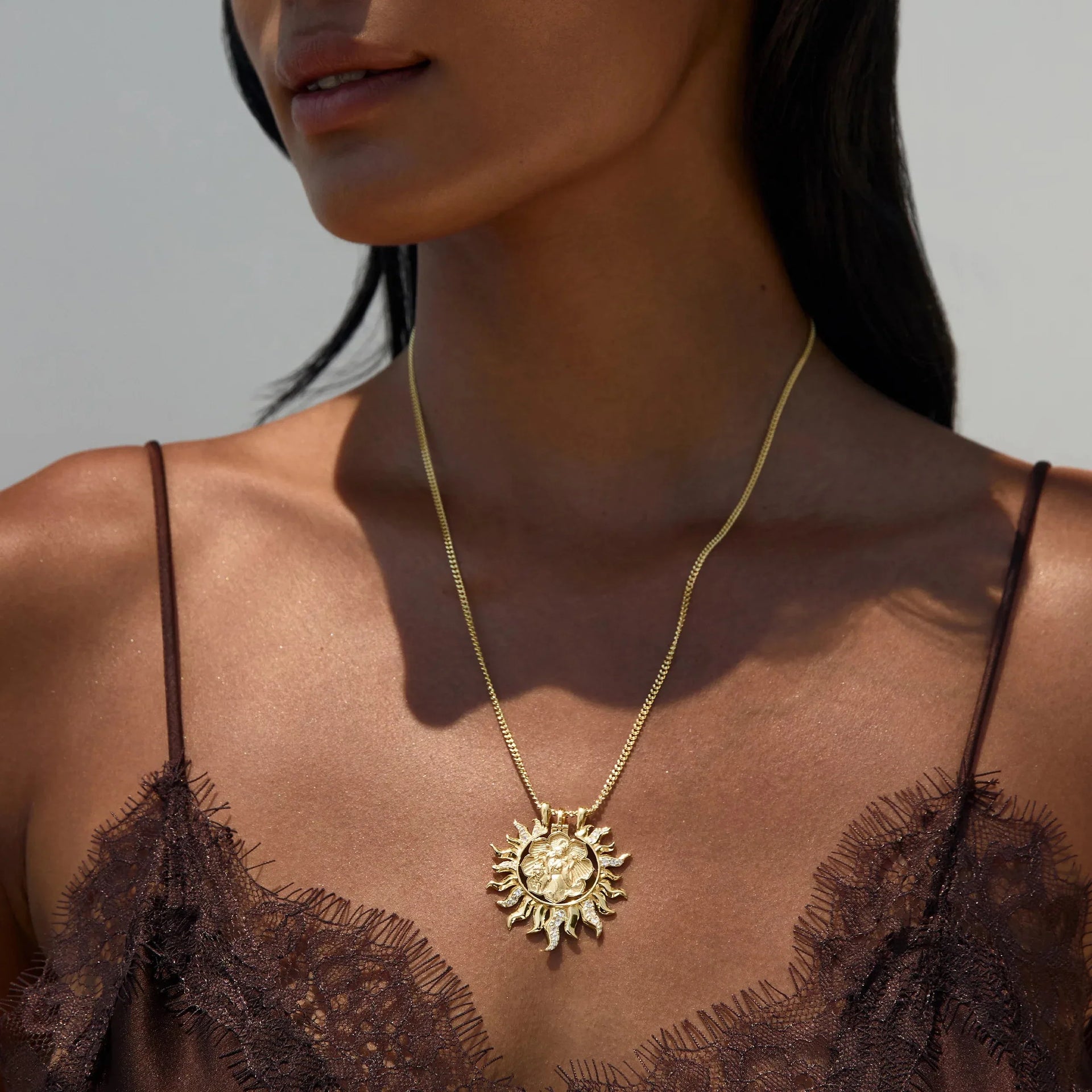 Amaterasu Sun Halo Necklace