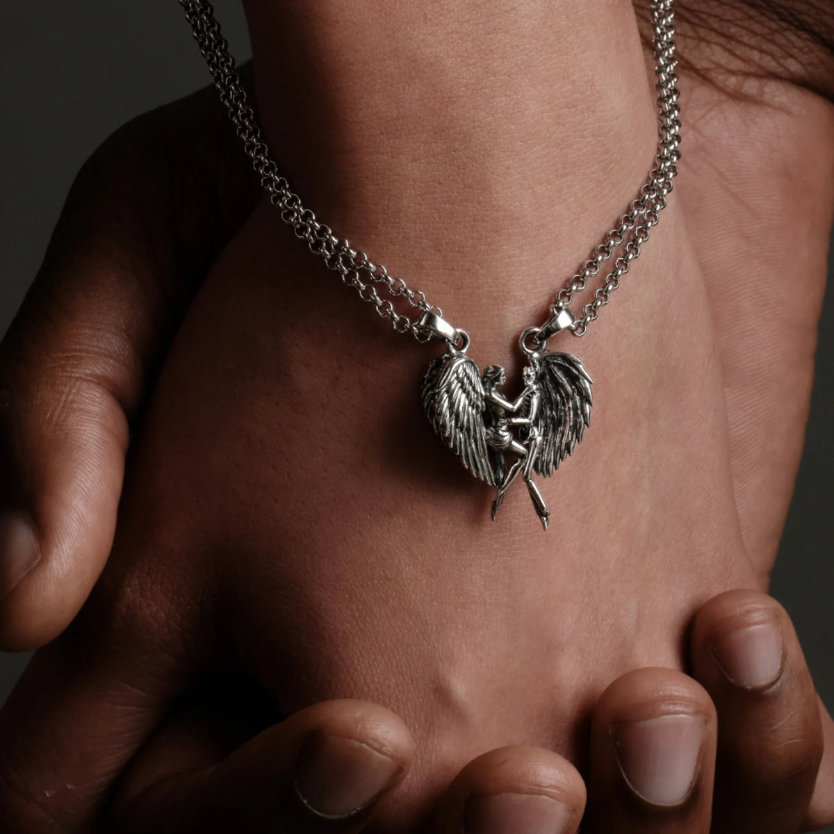 Angel To My Devil Necklace Duo